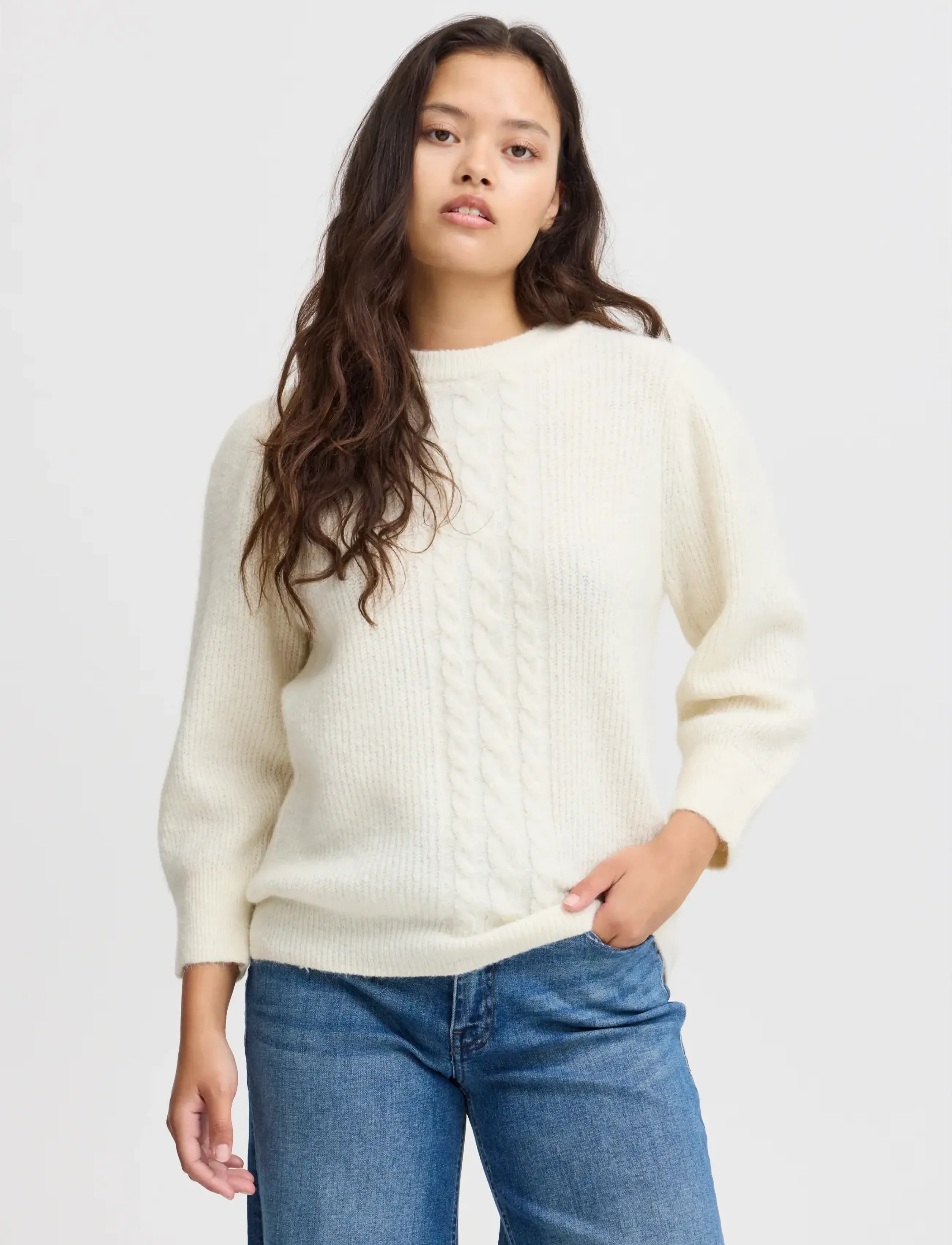 ICHI - IHKAMARA MS3 - pullover - cloud dancer - 4