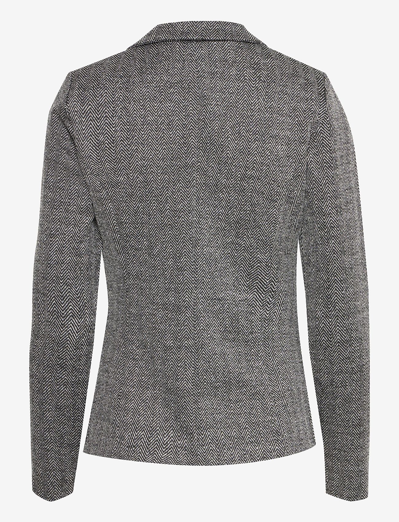 ICHI - IHKATE JACQUARD BL4 - single breasted blazers - black/white herringbone - 2
