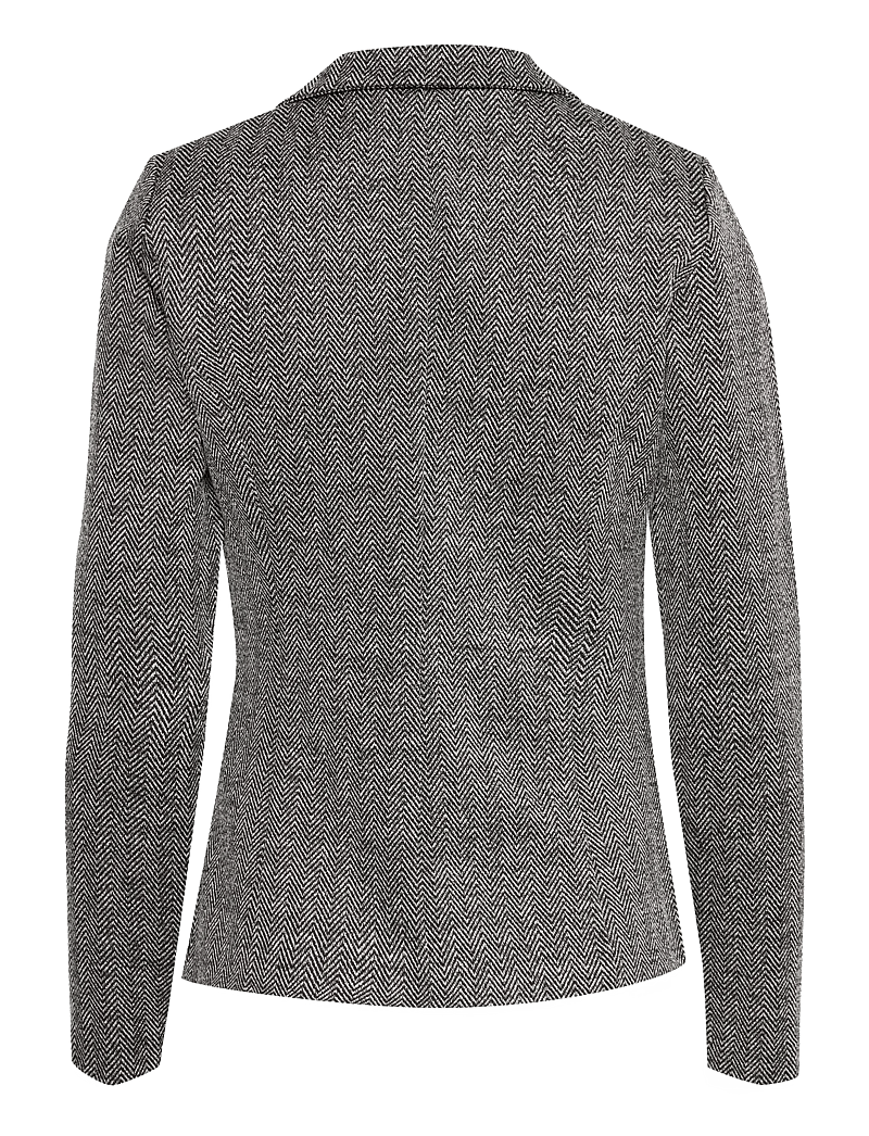 ICHI - IHKATE JACQUARD BL4 - einreihige blazer - black/white herringbone - 2