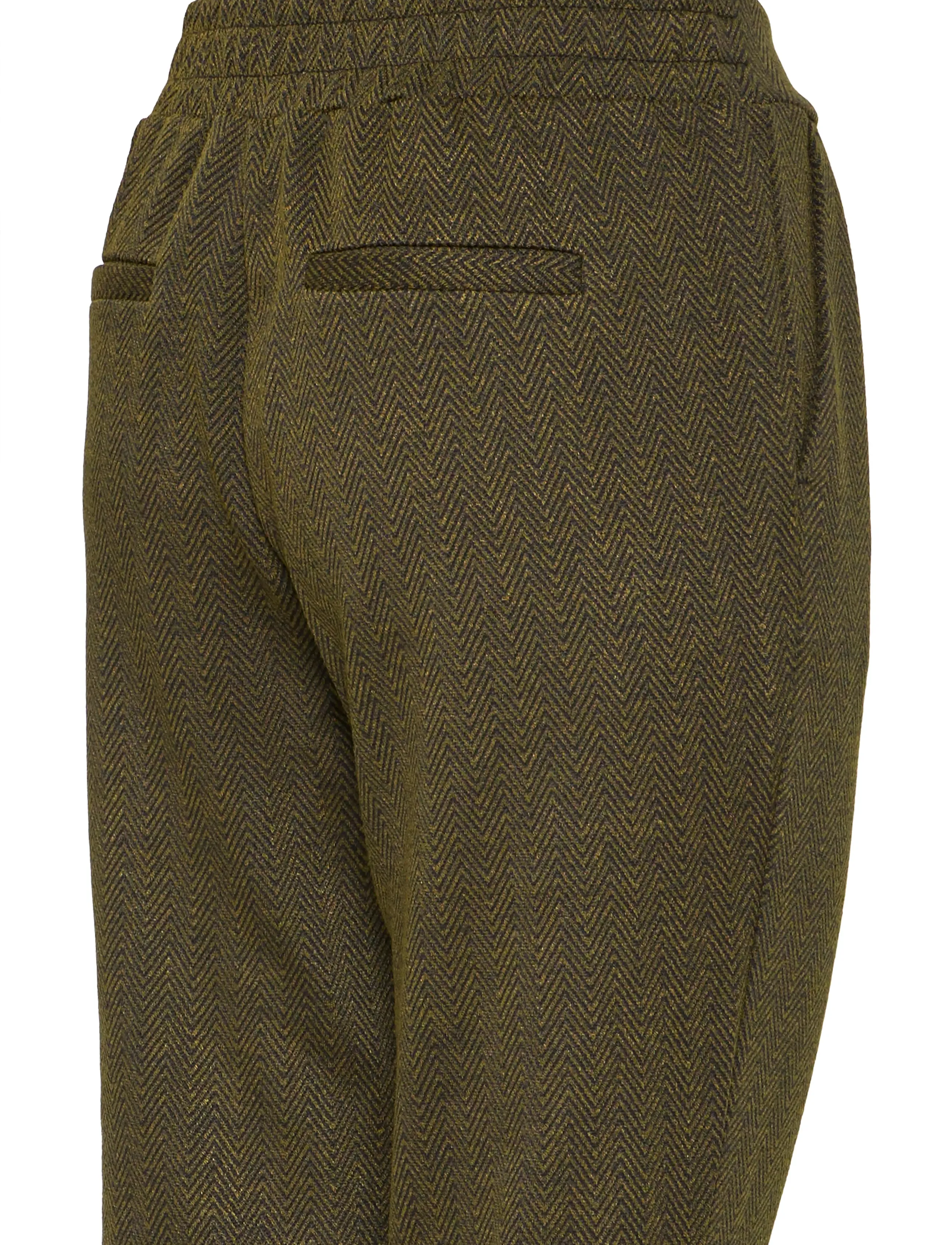 ICHI - IHKATE JACQUARD PA8 - festtøj til outletpriser - black/lizard herringbone - 5
