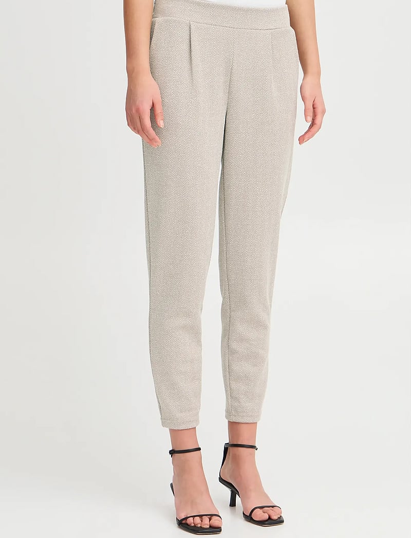 ICHI - IHKATE JACQUARD PA8 - formell - fungi/almond milk herringbone - 4