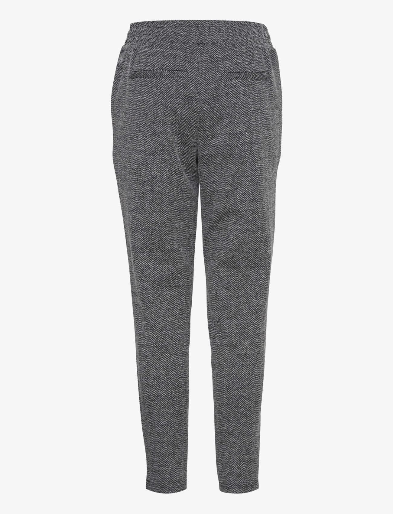 ICHI - IHKATE JACQUARD PA8 - kostymbyxor - black/white herringbone - 2
