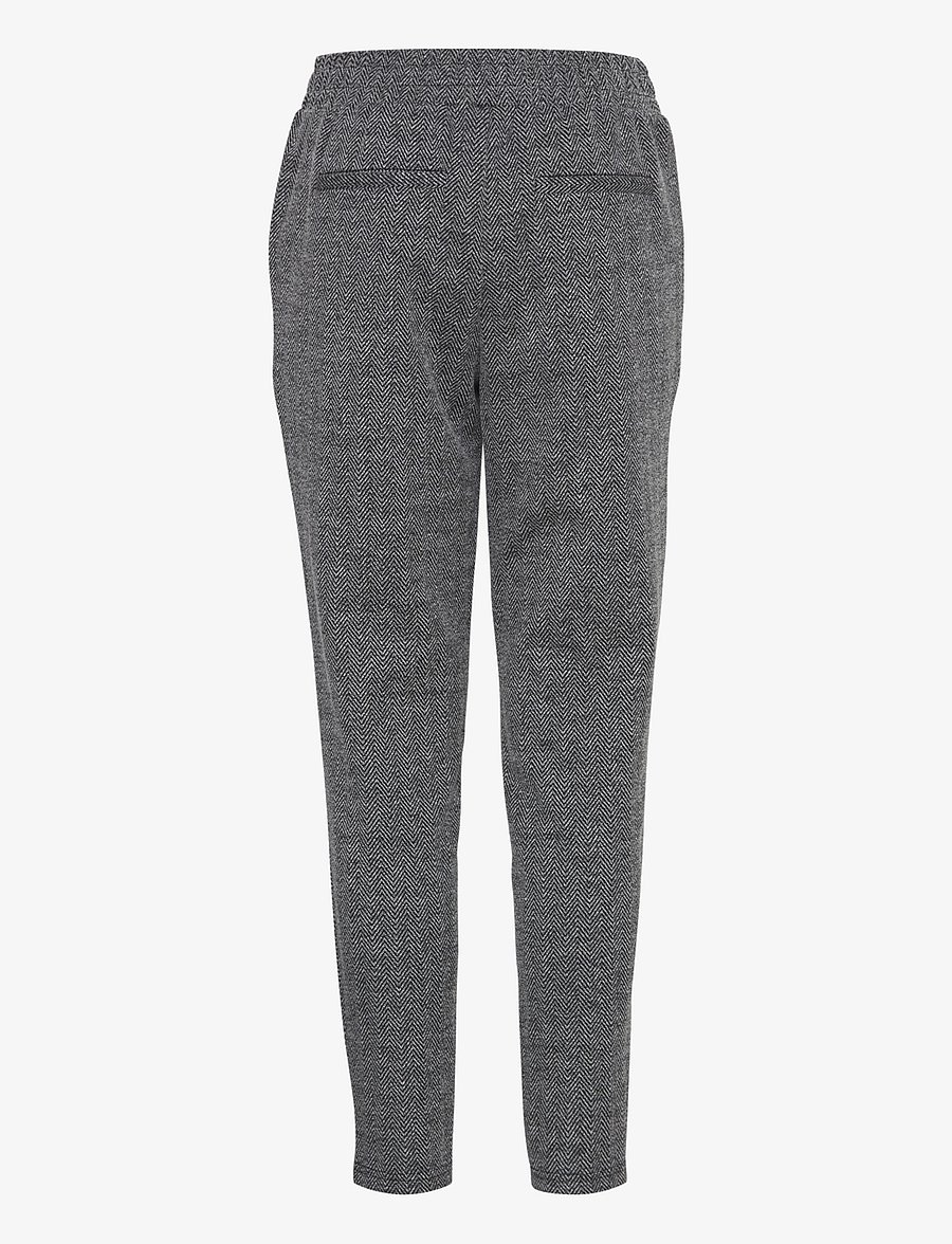 ICHI - IHKATE JACQUARD PA8 - kostymbyxor - black/white herringbone - 2