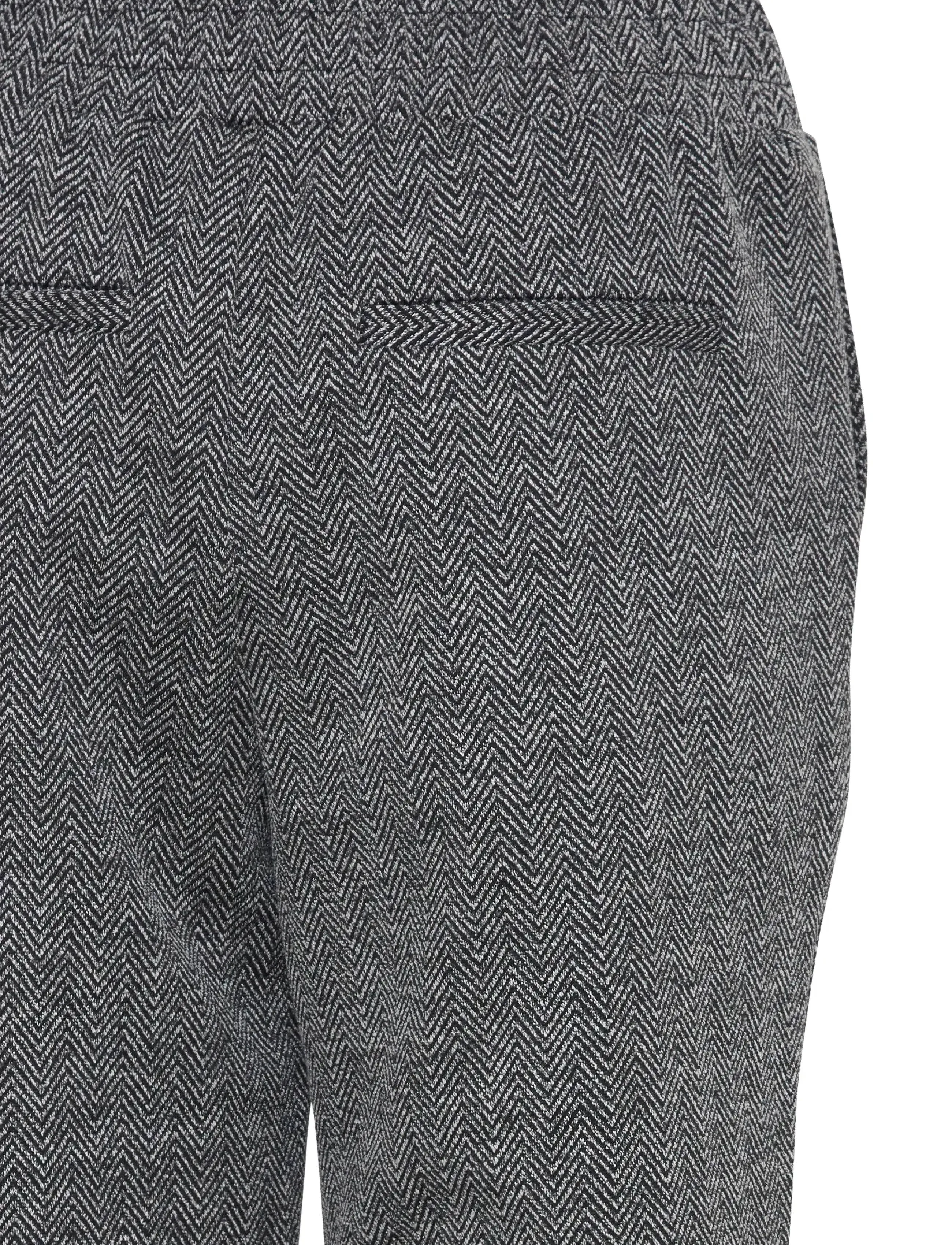 ICHI - IHKATE JACQUARD PA8 - kostymbyxor - black/white herringbone - 5