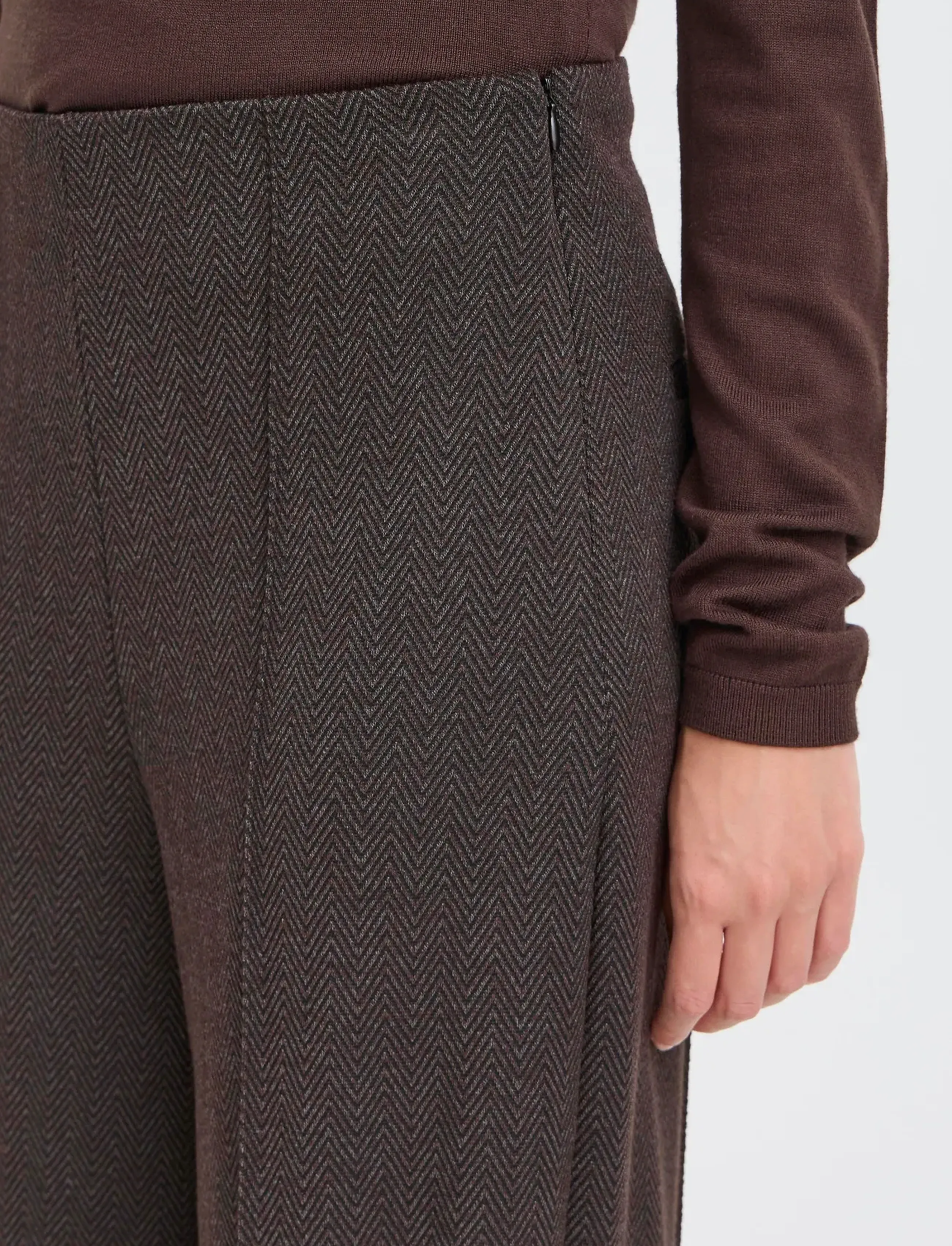 ICHI Ihkate Jacquard Pa9 byxor dam – bild 5