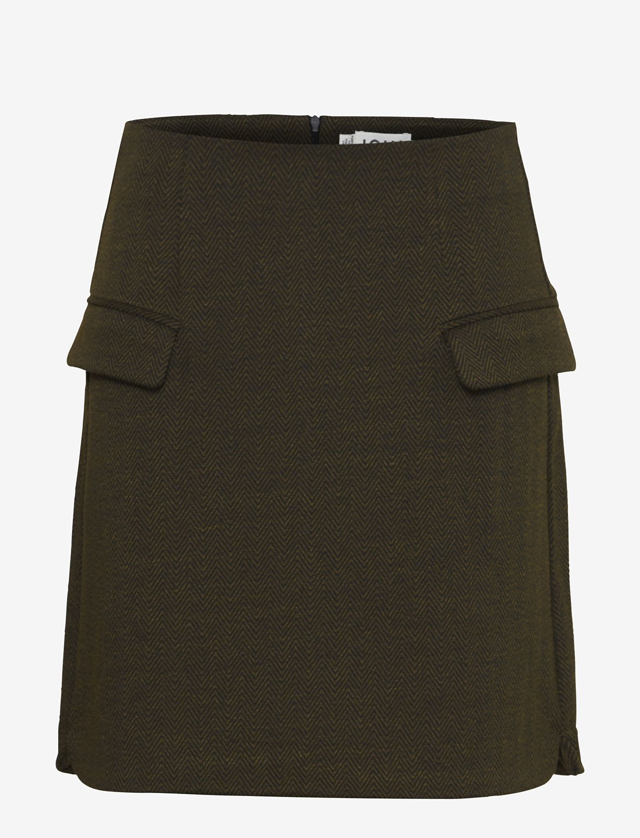 ICHI - IHKATE JACQUARD SK5 - kurze röcke - black/lizard herringbone - 0