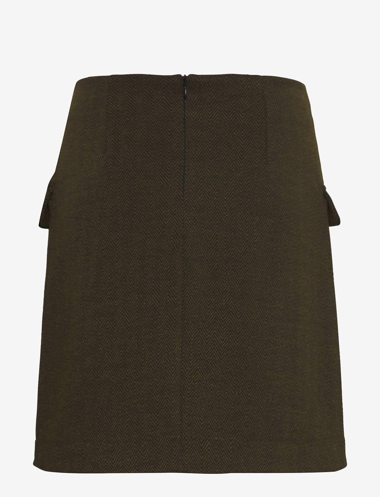 ICHI - IHKATE JACQUARD SK5 - kurze röcke - black/lizard herringbone - 1