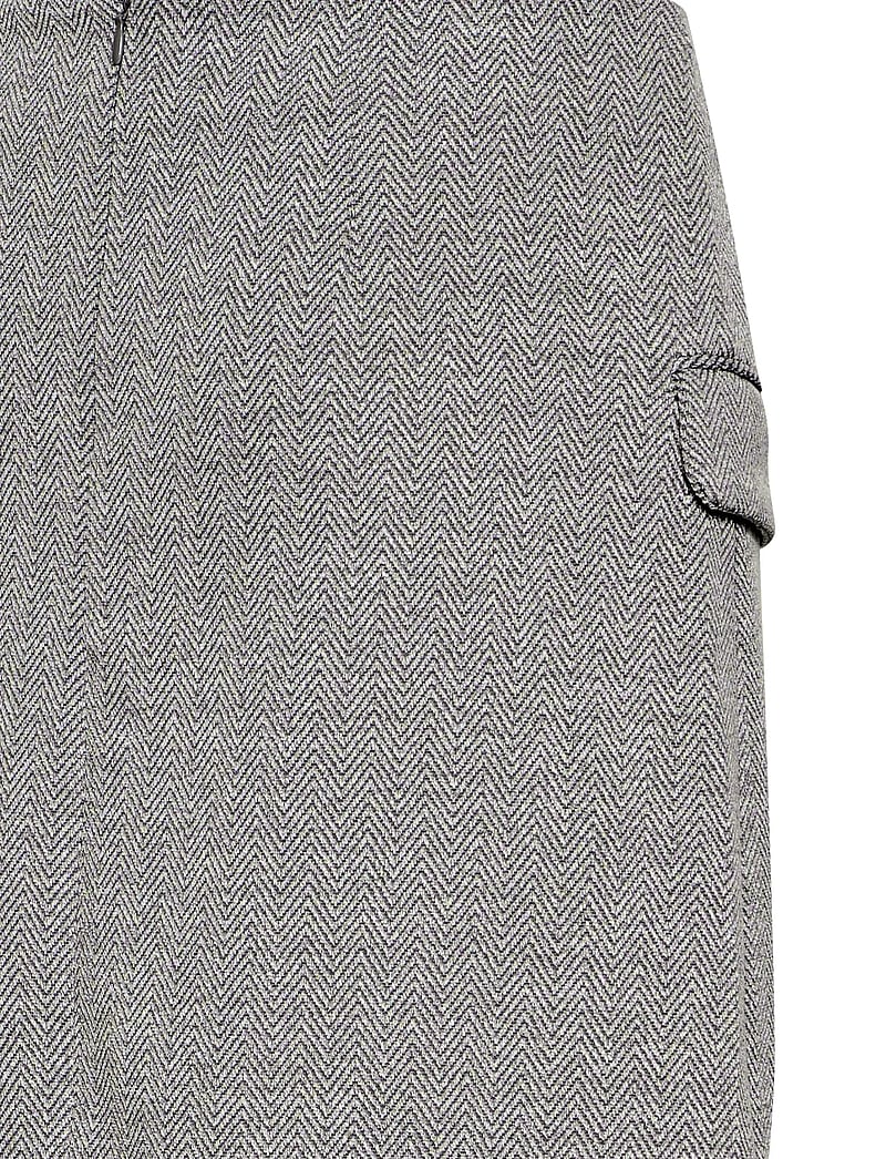 ICHI - IHKATE JACQUARD SK5 - korte nederdele - black/white herringbone - 5