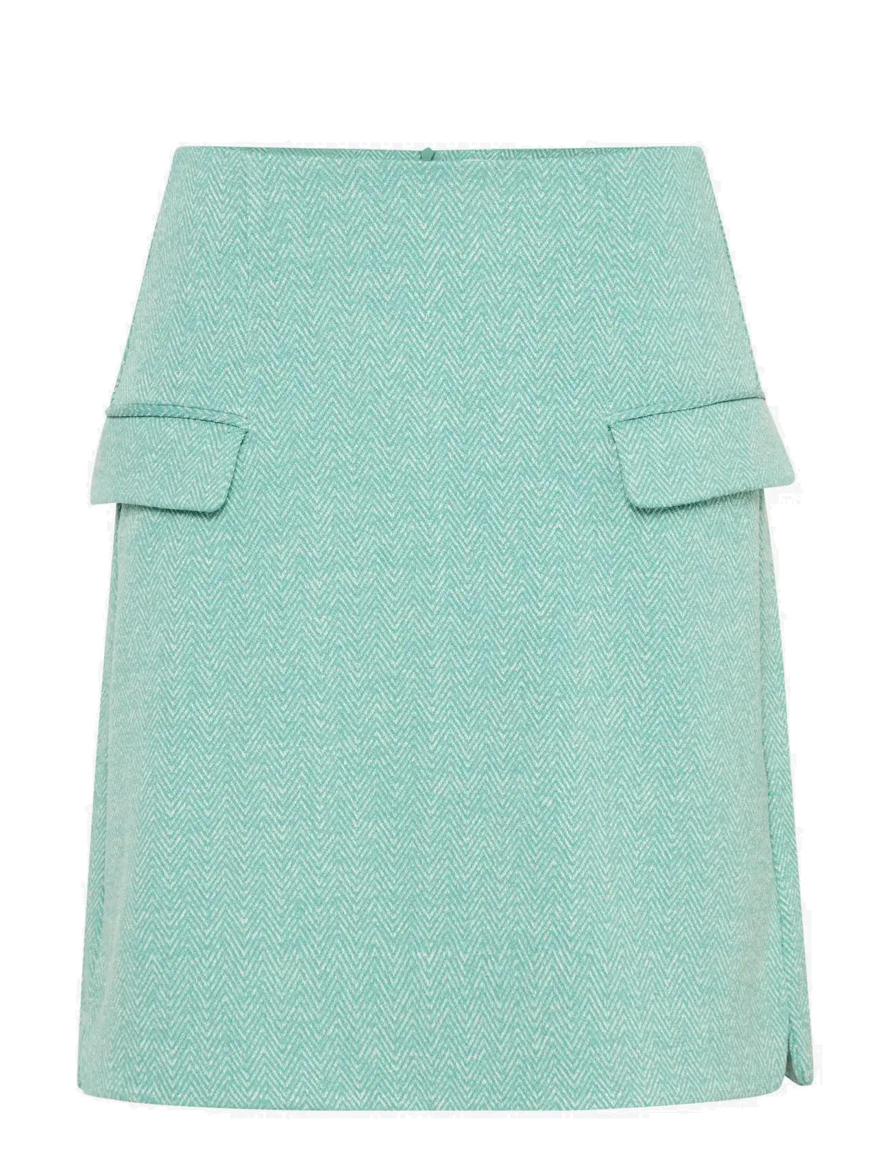 BERYL GREEN/ALMOND HERRINGBONE