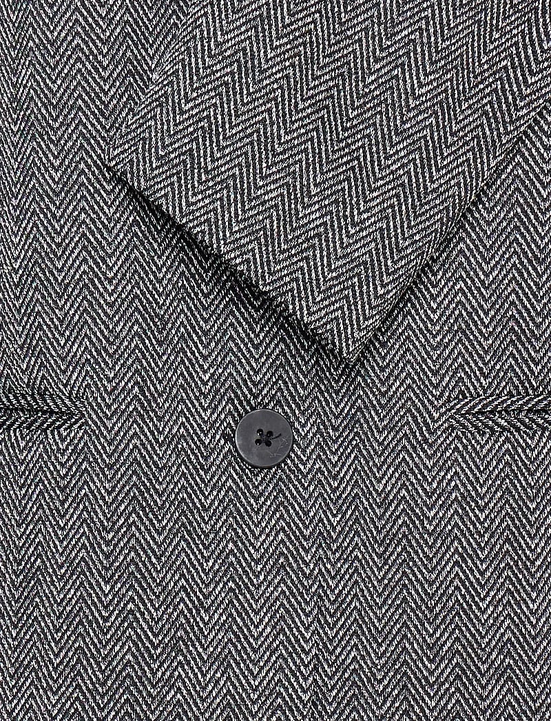 ICHI - IHKATE JACQUARD OVERSIZE BL - enkeltradede blazere - black/white herringbone - 5