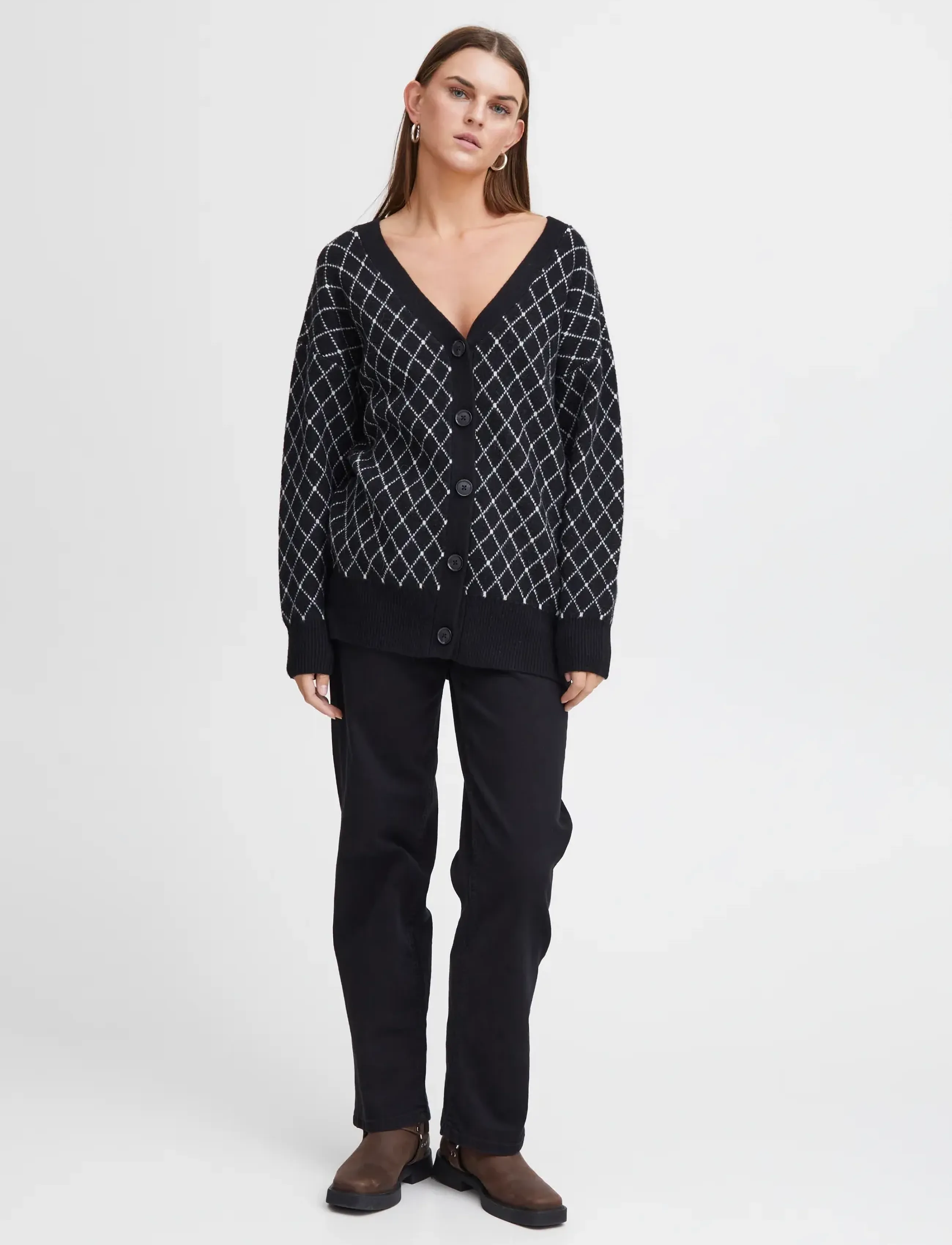 ICHI - IHALVINO CA - herbstliche kleidung - black - 0