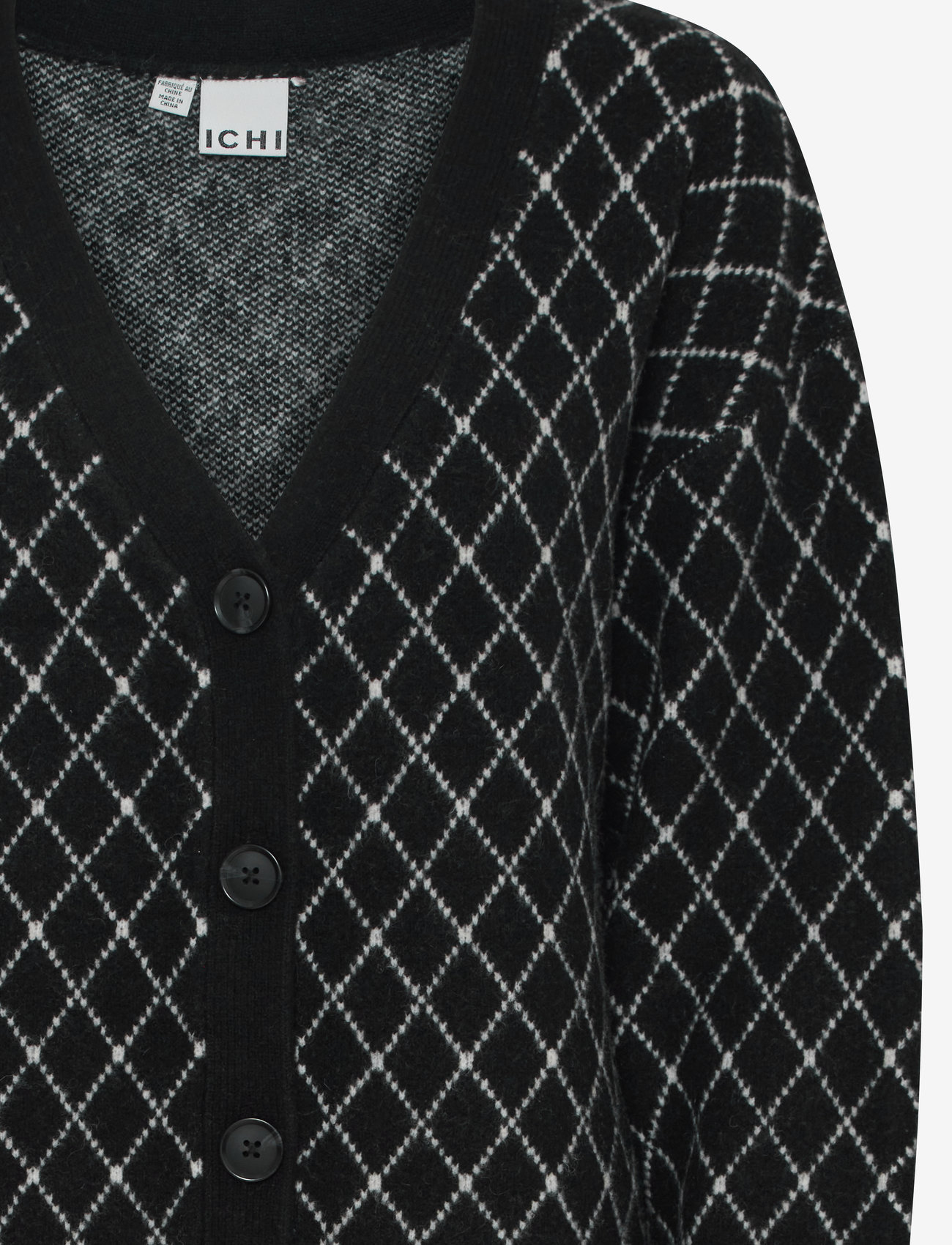 ICHI - IHALVINO CA - cardigans - black - 4