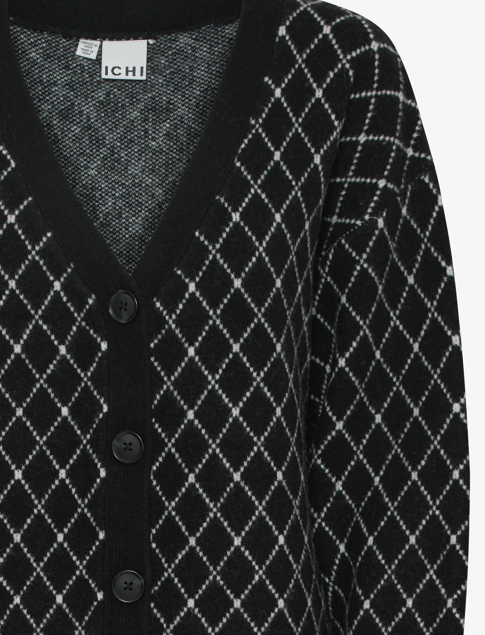 ICHI - IHALVINO CA - cardigans - black - 4