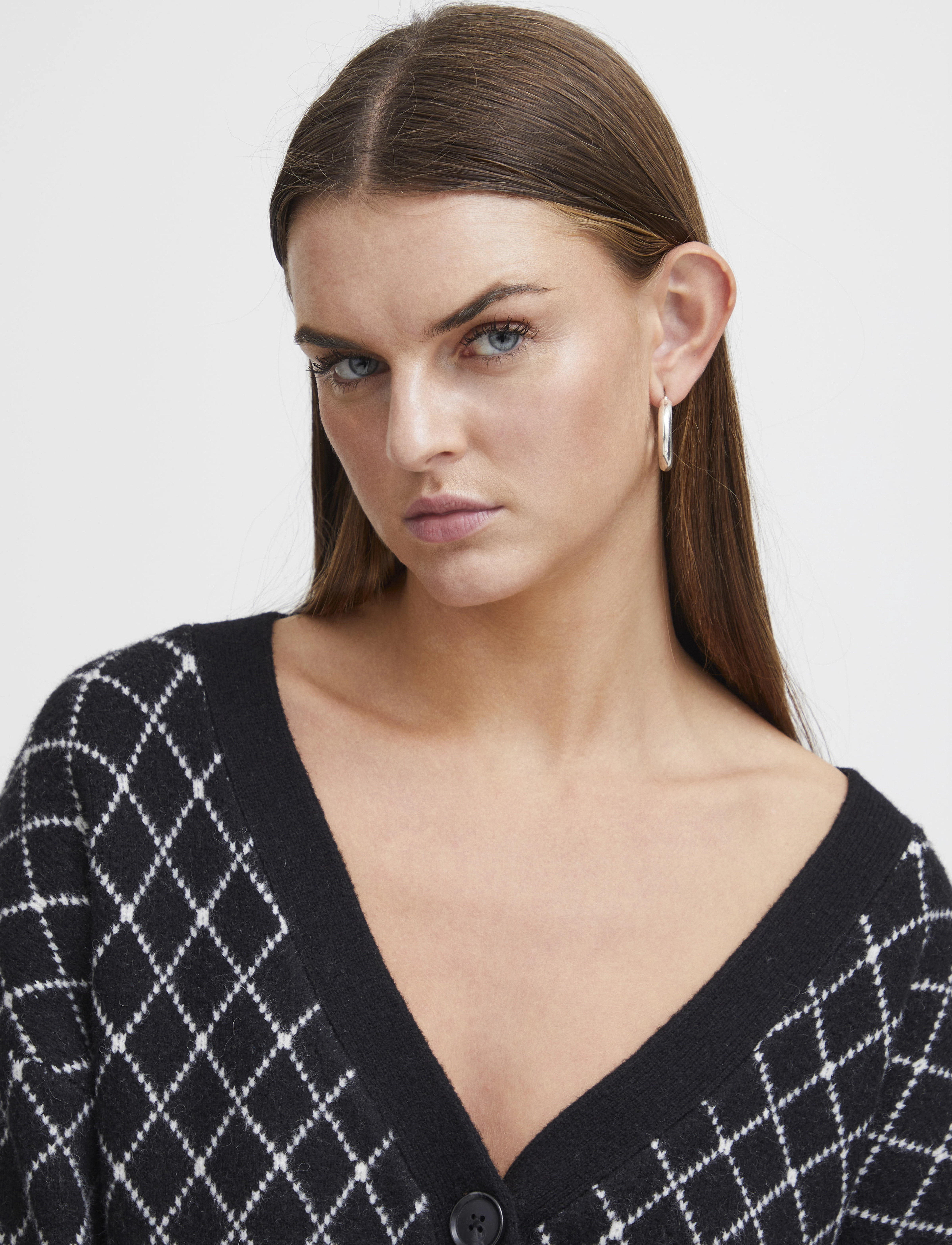 ICHI - IHALVINO CA - cardigans - black - 5