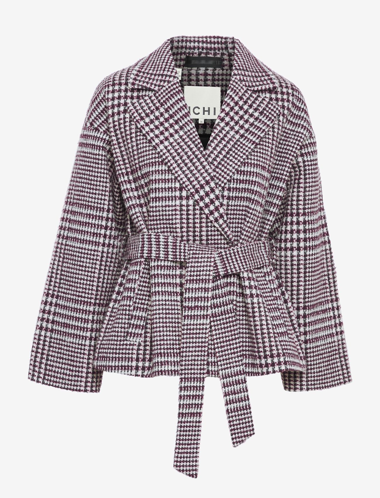 ICHI - IHJANNET CHECK JA4 - fall jackets - black brushed chek - 0