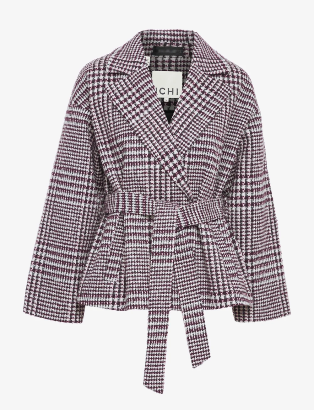 ICHI - IHJANNET CHECK JA4 - winter jackets - black brushed chek - 1