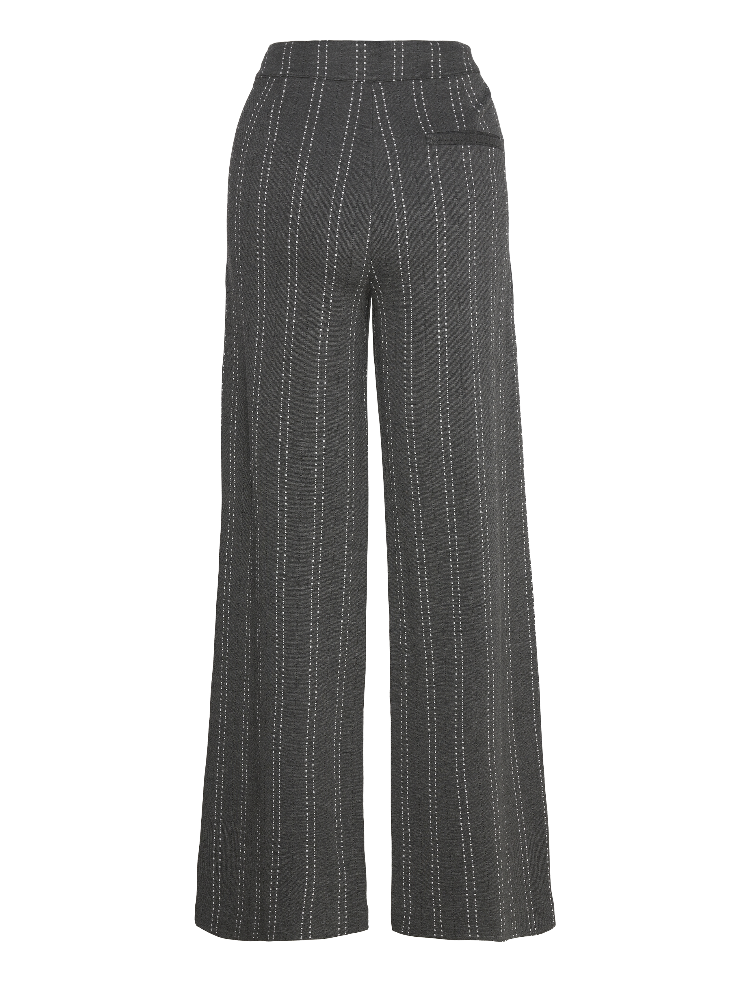 ICHI - IHRUTI WIDE PA16 - dark grey melange stripe - 1