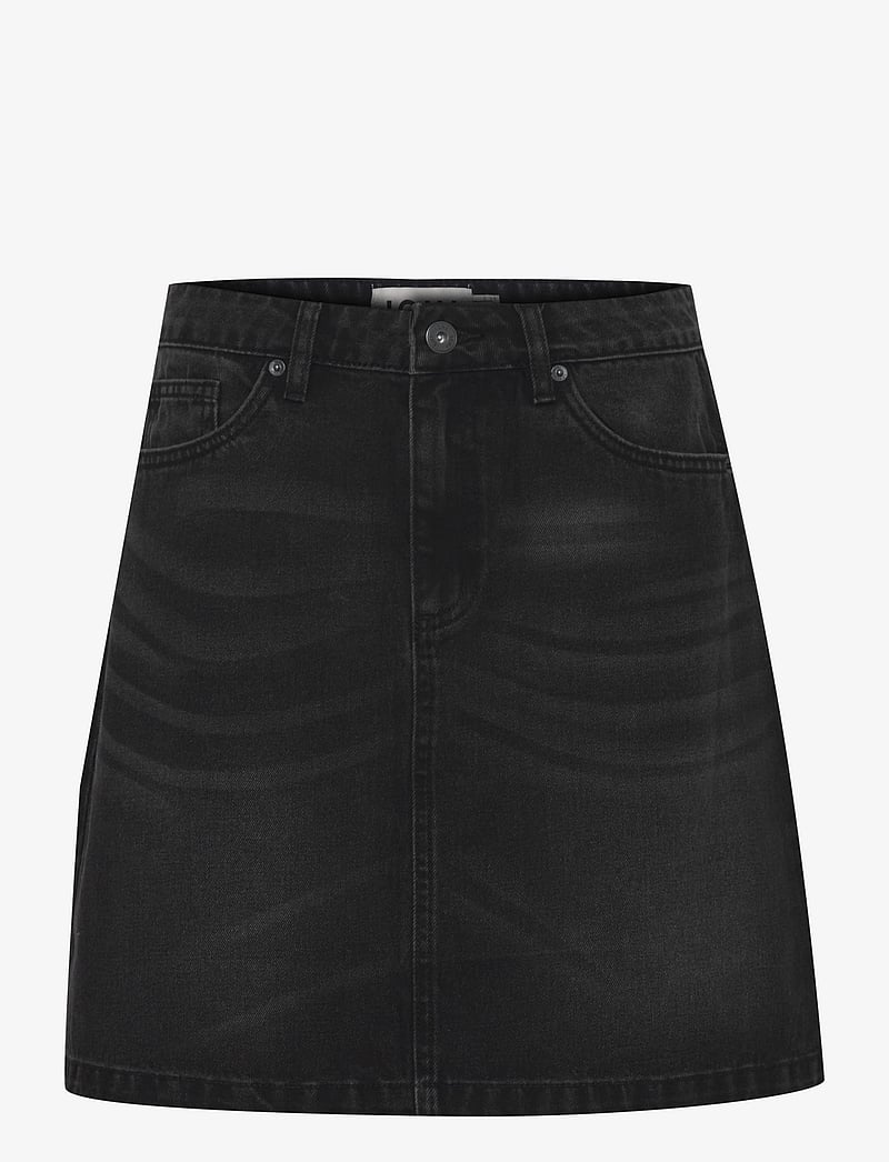 ICHI - IHAVENY SK - denimnederdele - washed black - 1