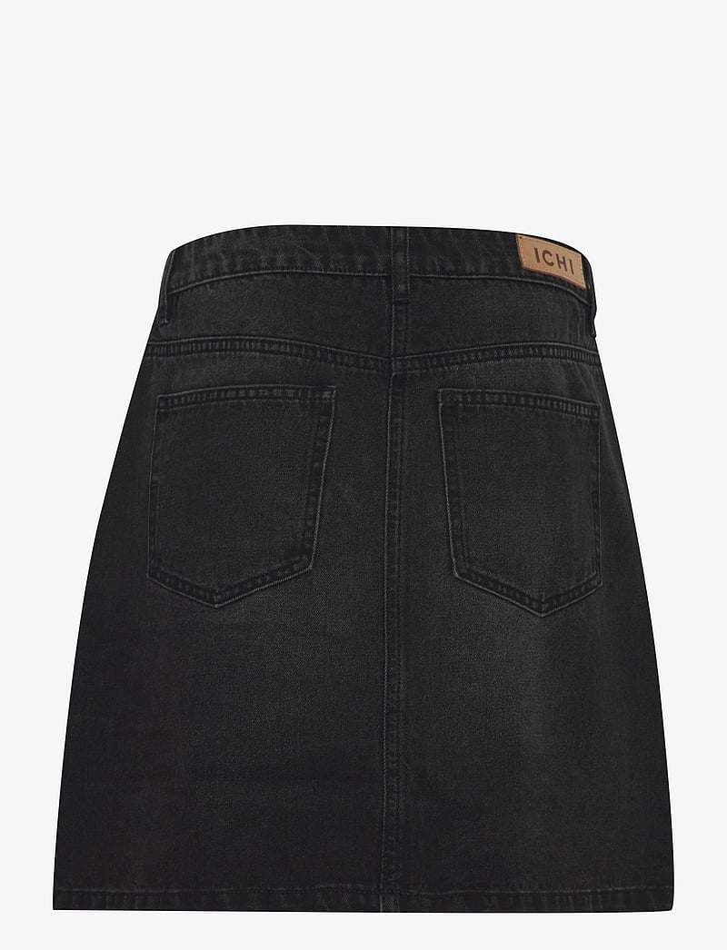 ICHI - IHAVENY SK - denimnederdele - washed black - 2
