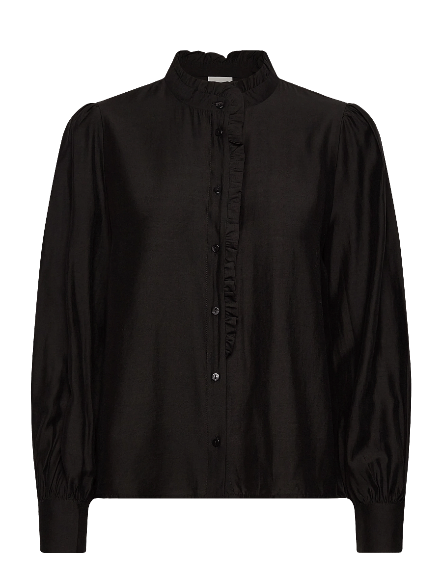 ICHI - IHKARLANI SH - langærmede skjorter - black - 0