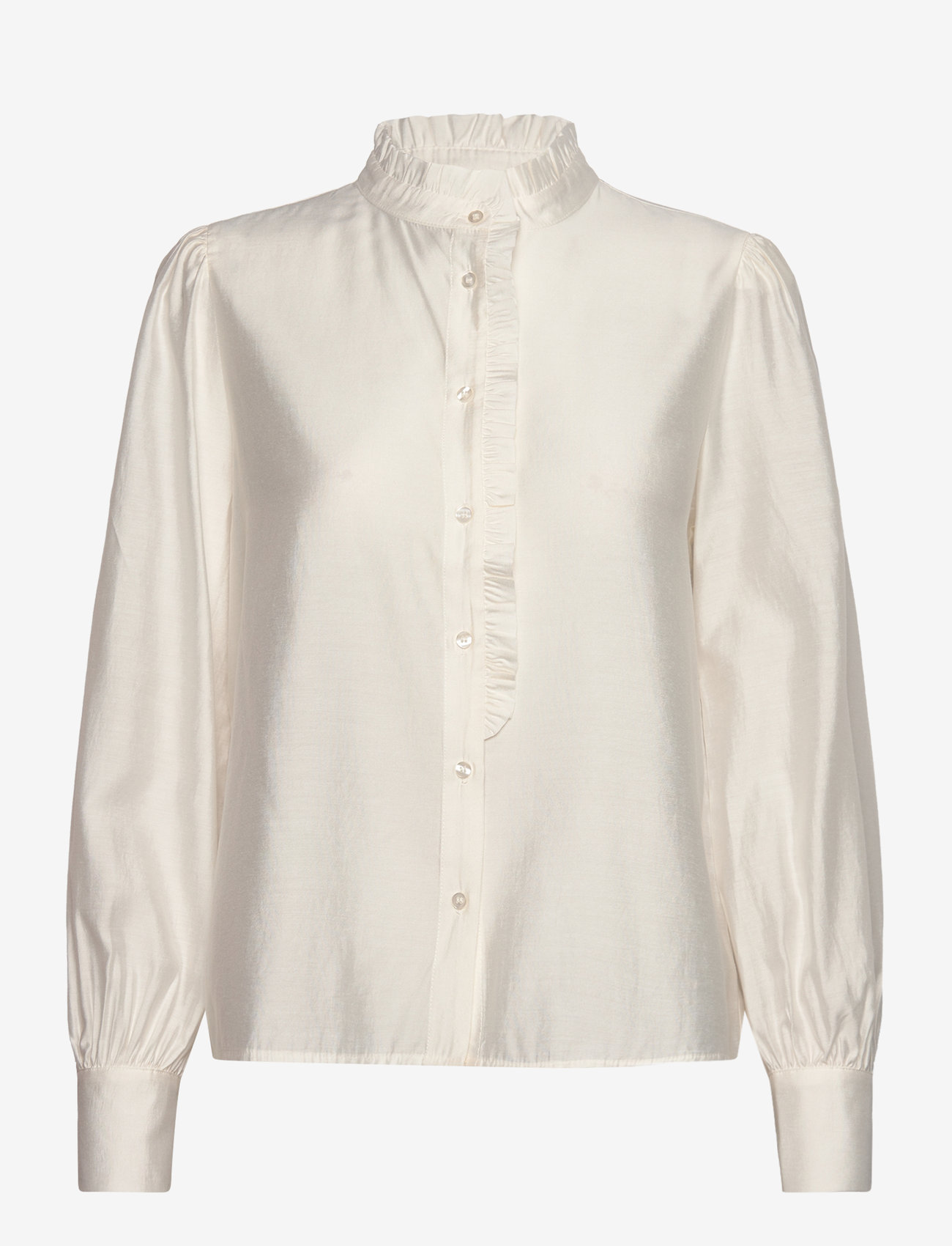 ICHI - IHKARLANI SH - long-sleeved shirts - cloud dancer - 0