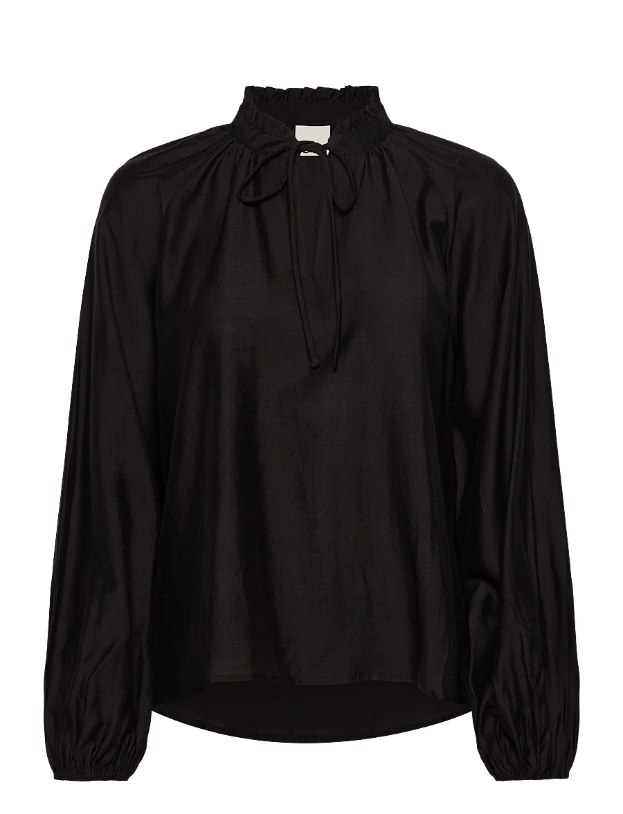 ICHI - IHKARLANI LS - langärmlige hemden - black - 0