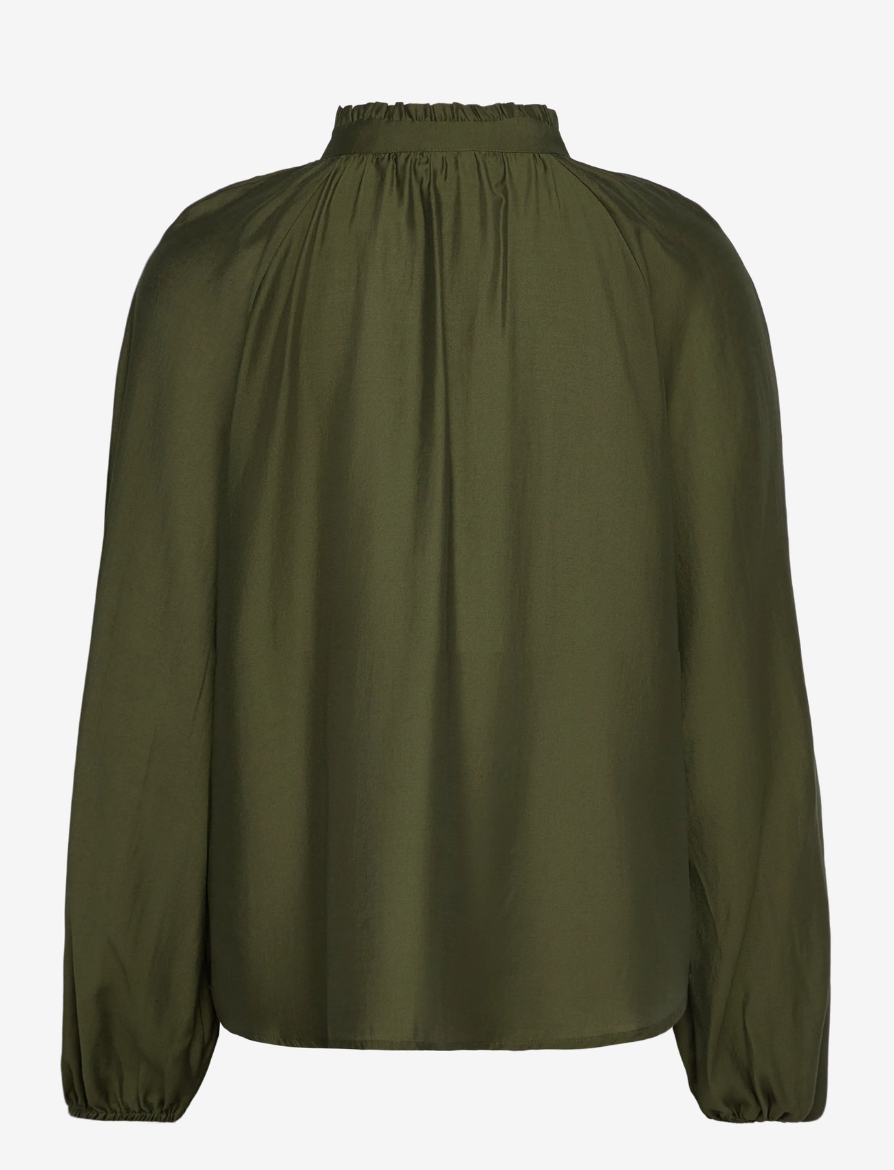 ICHI - IHKARLANI LS - long-sleeved shirts - rifle green - 1