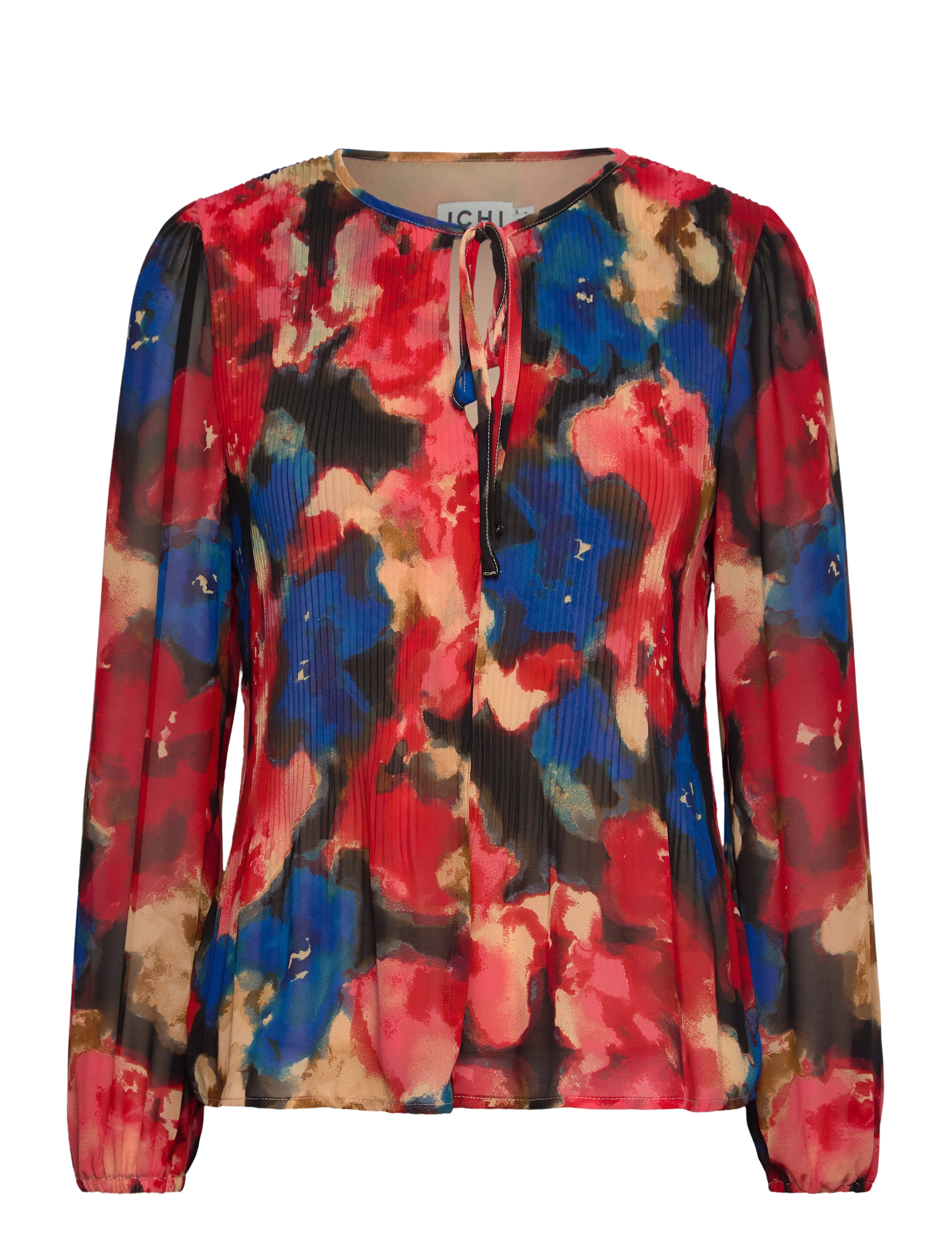 ICHI IHNEALLY LS3 - Bluser - MULTI FLOWER AOP / red