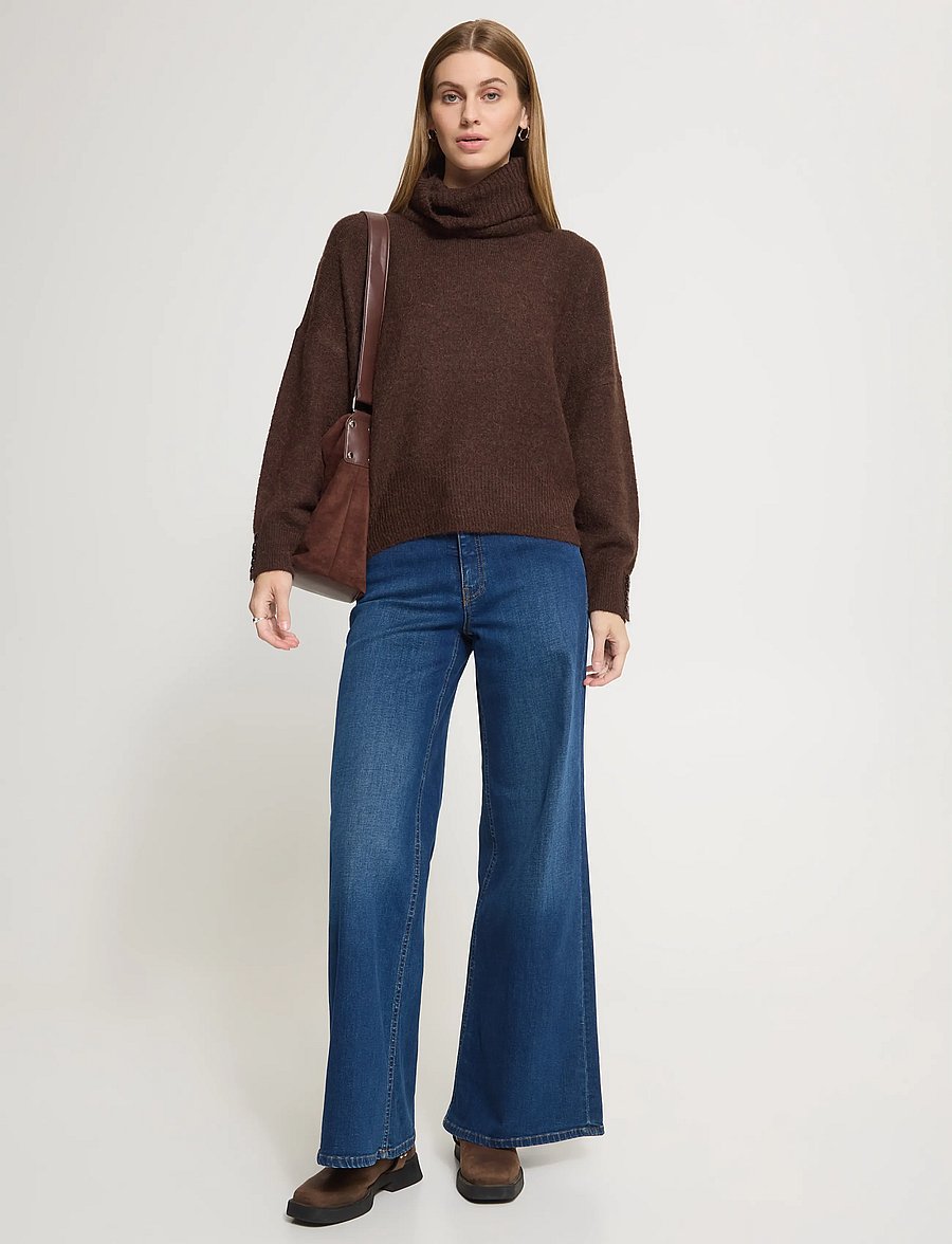 ICHI - IHKAMARA RN2 - rollkragenpullover - chicory coffee - 0