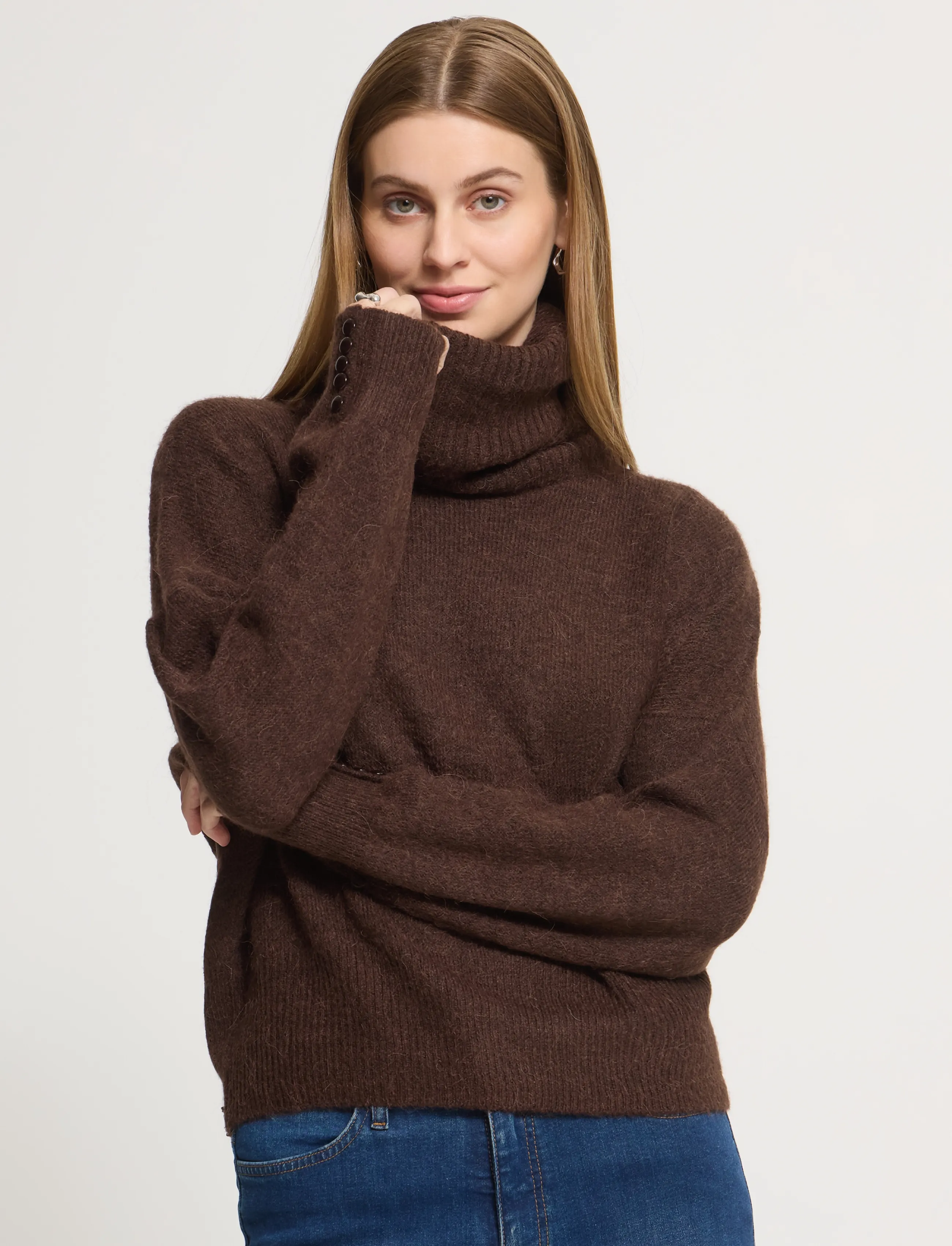 ICHI - IHKAMARA RN2 - rollkragenpullover - chicory coffee - 5