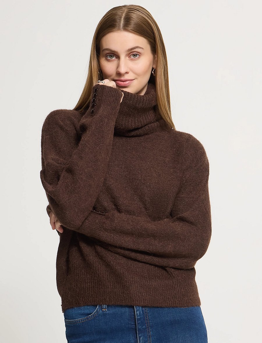 ICHI - IHKAMARA RN2 - rollkragenpullover - chicory coffee - 5