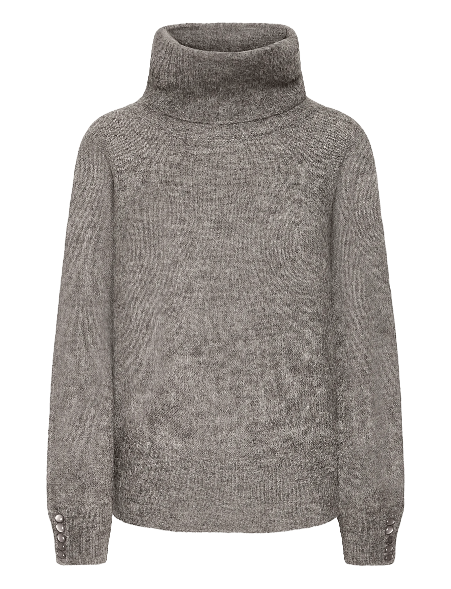 ICHI - IHKAMARA RN2 - rollkragenpullover - grey melange - 1