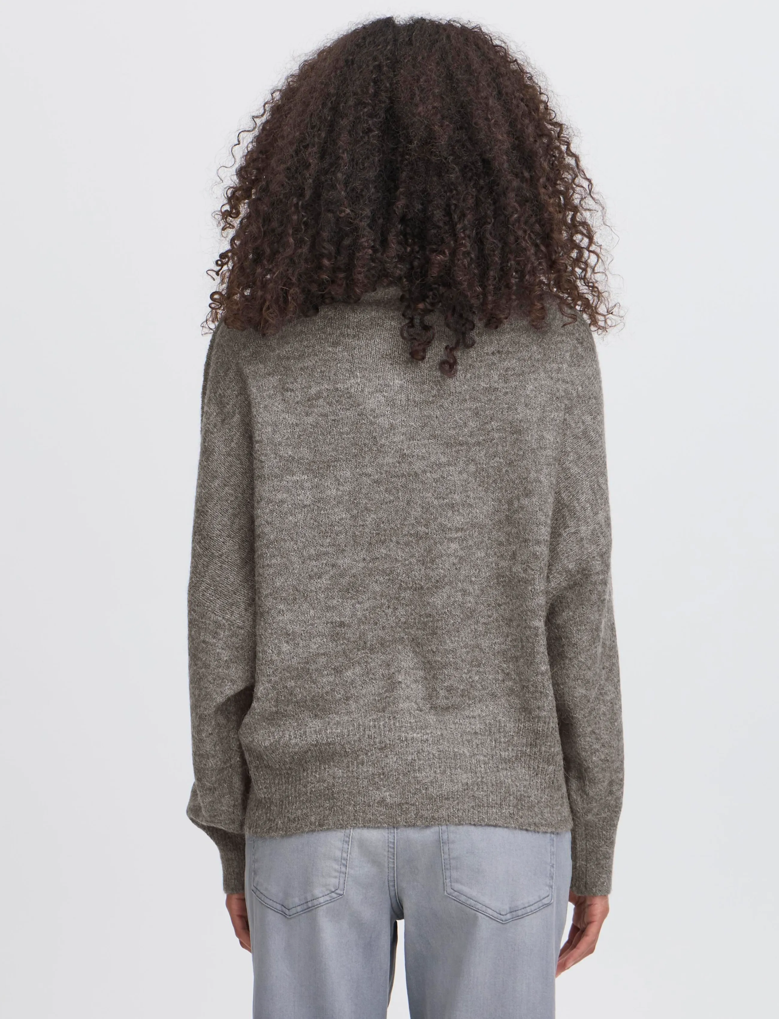 ICHI - IHKAMARA RN2 - rollkragenpullover - grey melange - 3