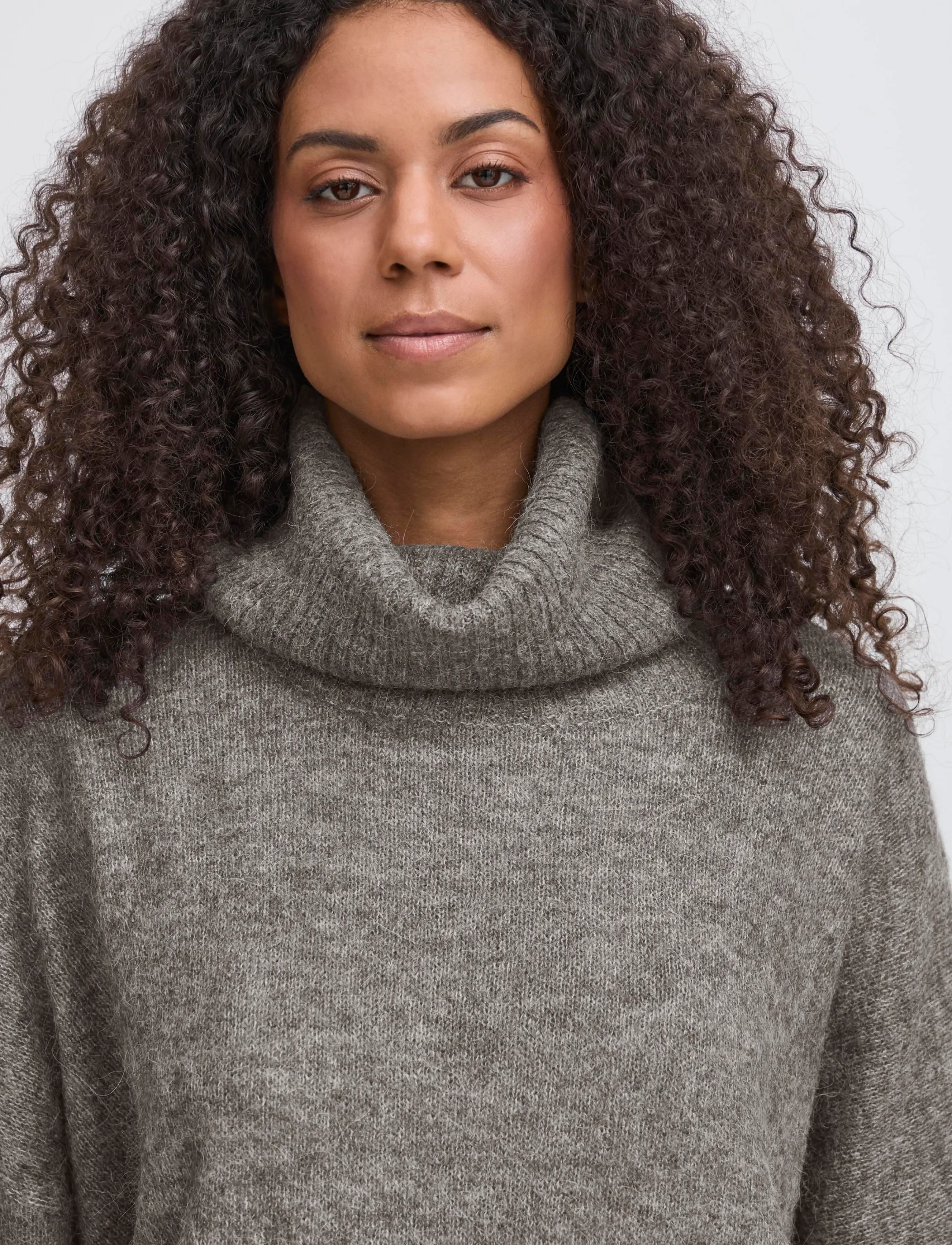 ICHI - IHKAMARA RN2 - rollkragenpullover - grey melange - 4