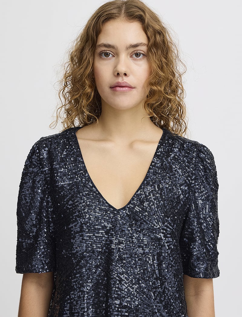 ICHI - IHFAUCA SS - t-särgid - maritime blue - 5