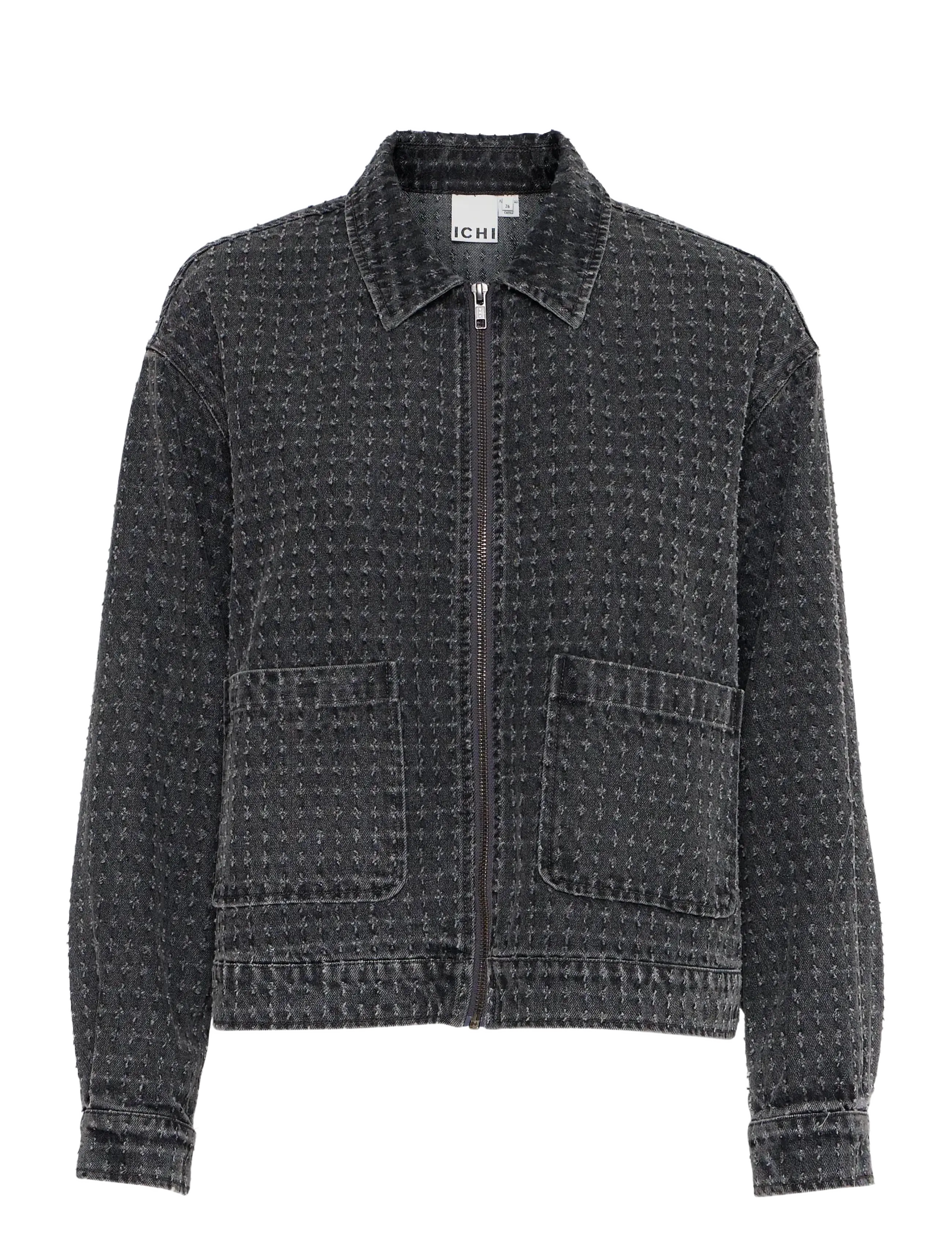 ICHI IHANGELS JA - Denimjakker - WASHED BLACK / black