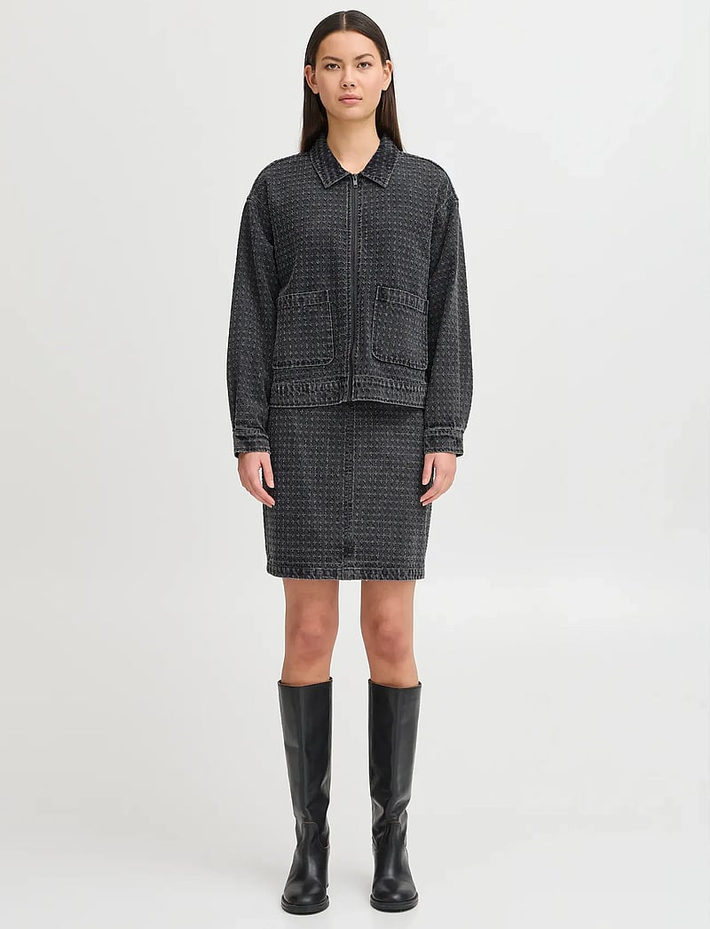 ICHI - IHANGELS JA - forårsjakker - washed black - 0