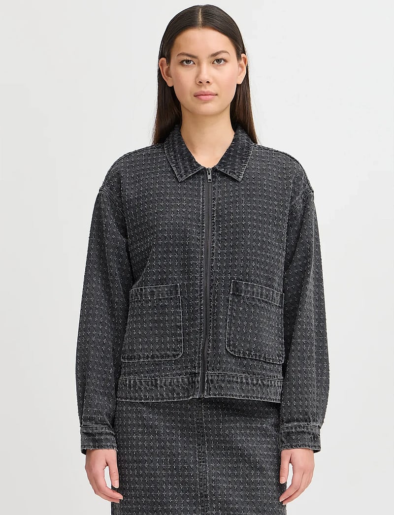 ICHI - IHANGELS JA - frühlingsjacken - washed black - 4