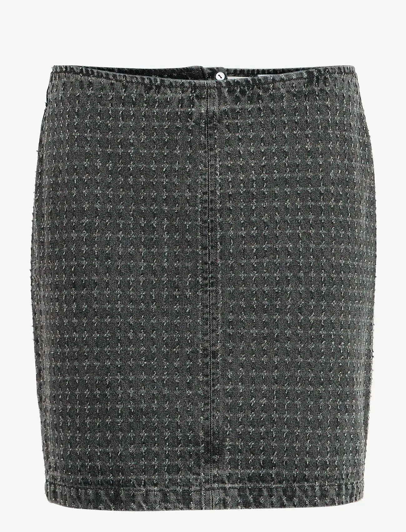 ICHI - IHANGELS SK - jeansröcke - washed black - 0