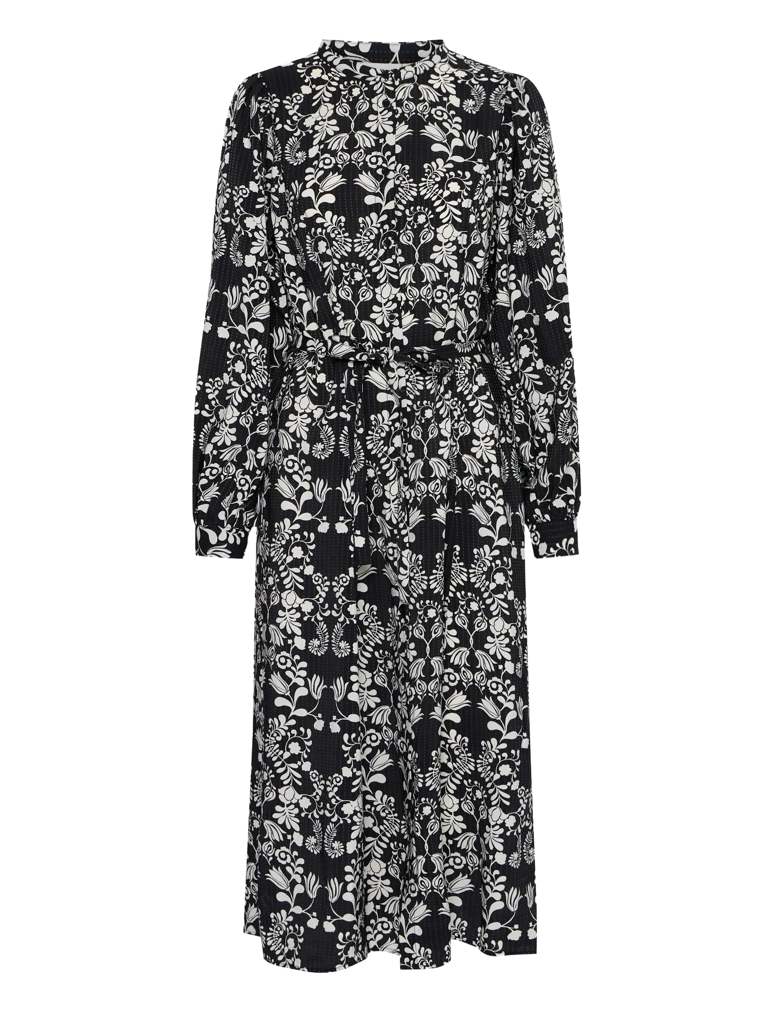ICHI IHGOCINA DR - ICHI - BLACK FLOWER AOP / black