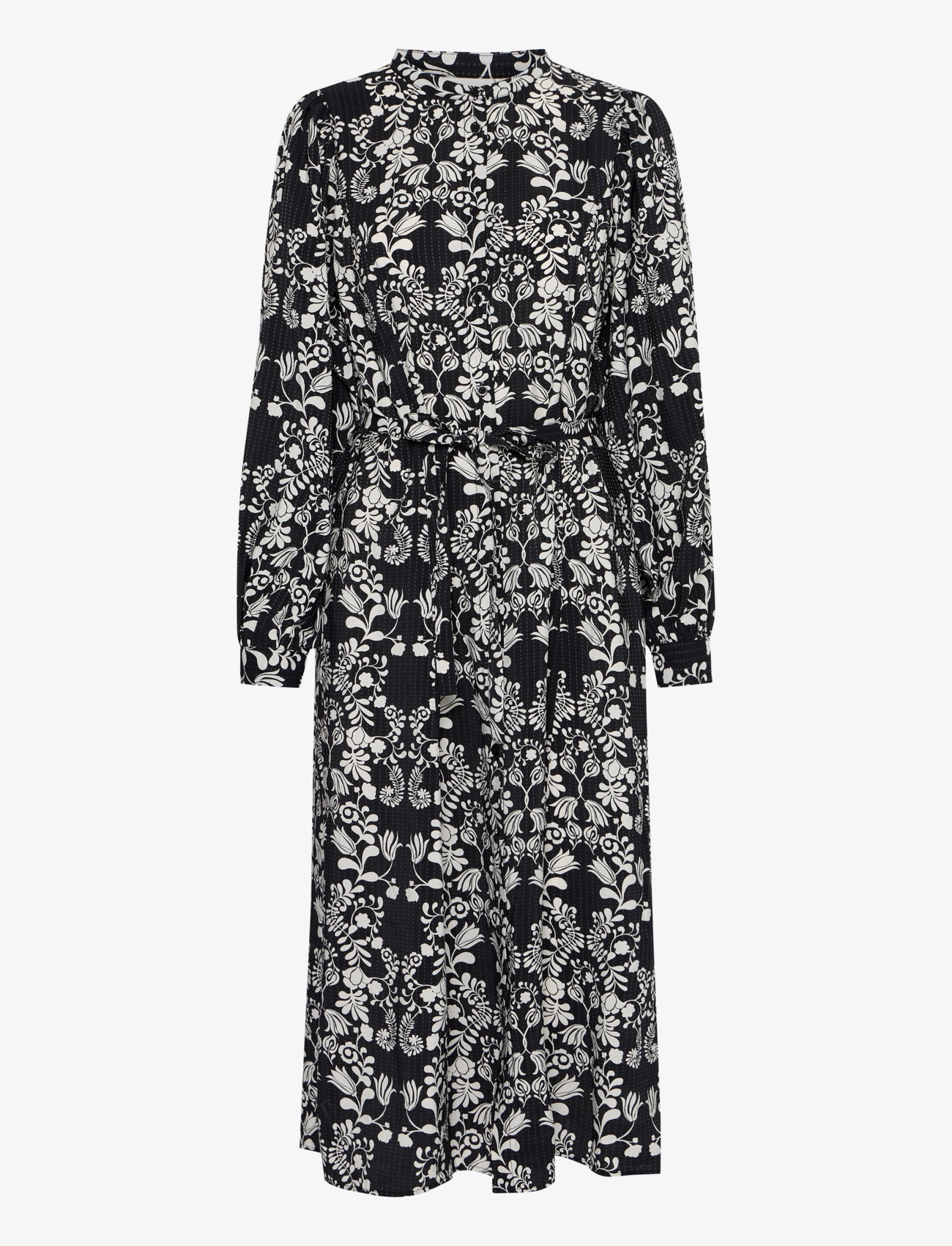 ICHI - IHGOCINA DR - sommerkleider - black flower aop - 1
