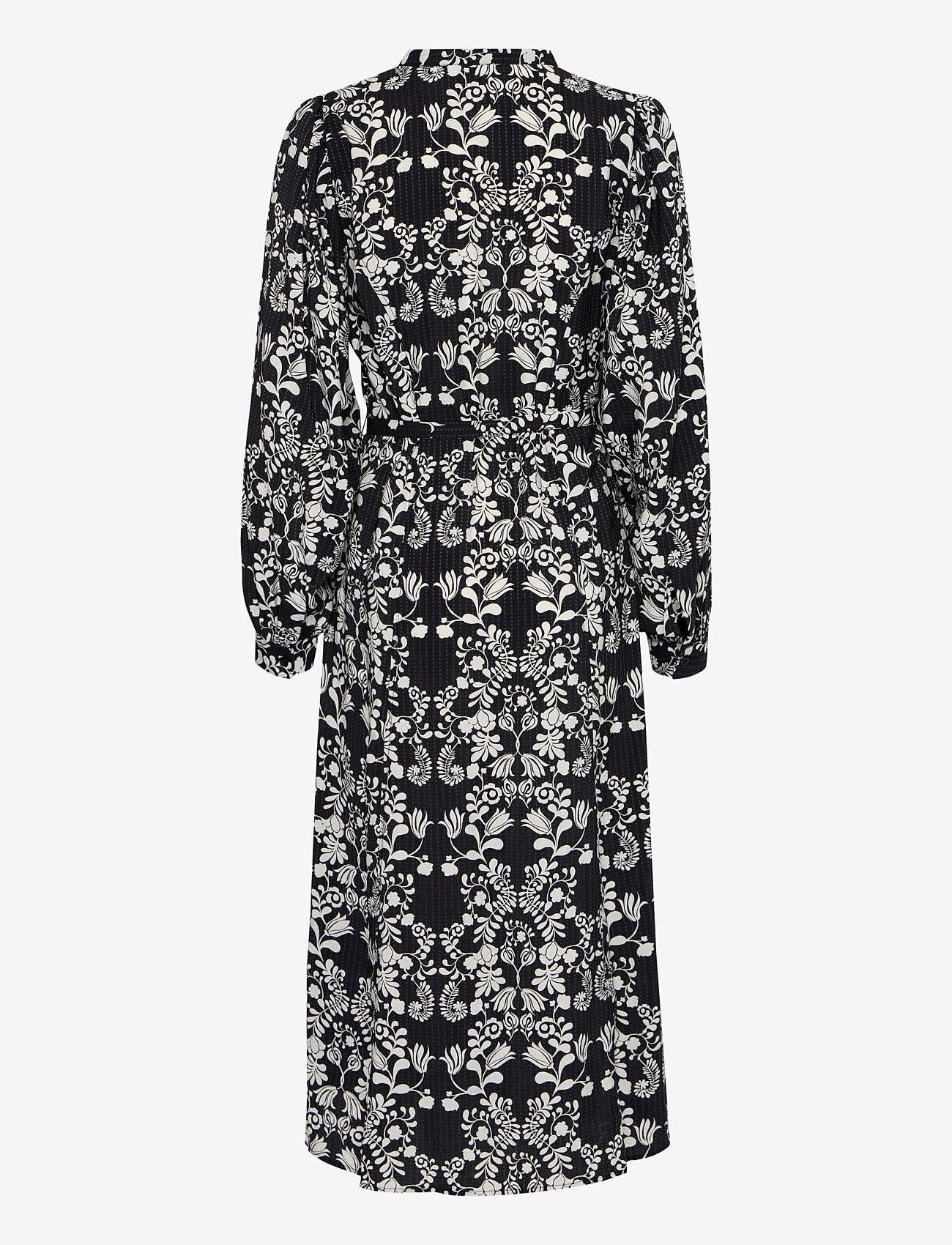 ICHI - IHGOCINA DR - sommarklänningar - black flower aop - 2