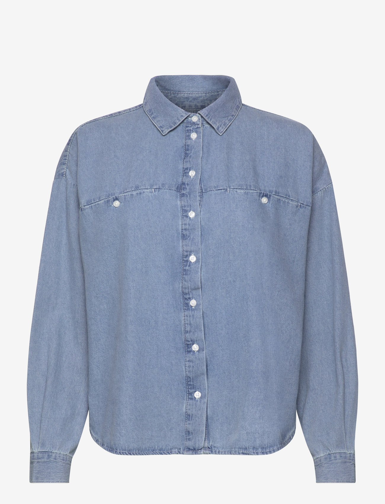 ICHI - IHARCHER SH - teksasärgid - light blue washed - 0