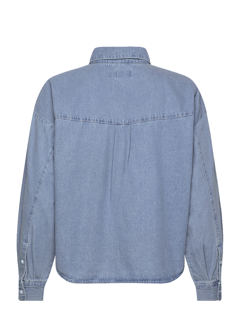 ICHI - IHARCHER SH - denim shirts - light blue washed - 1