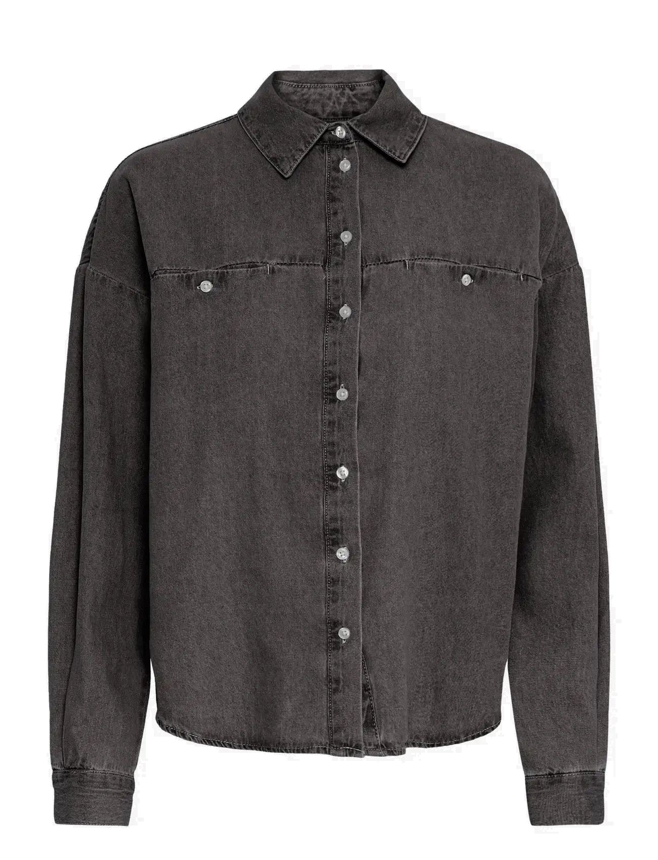 ICHI - IHARCHER SH - jeansskjortor - washed black - 1