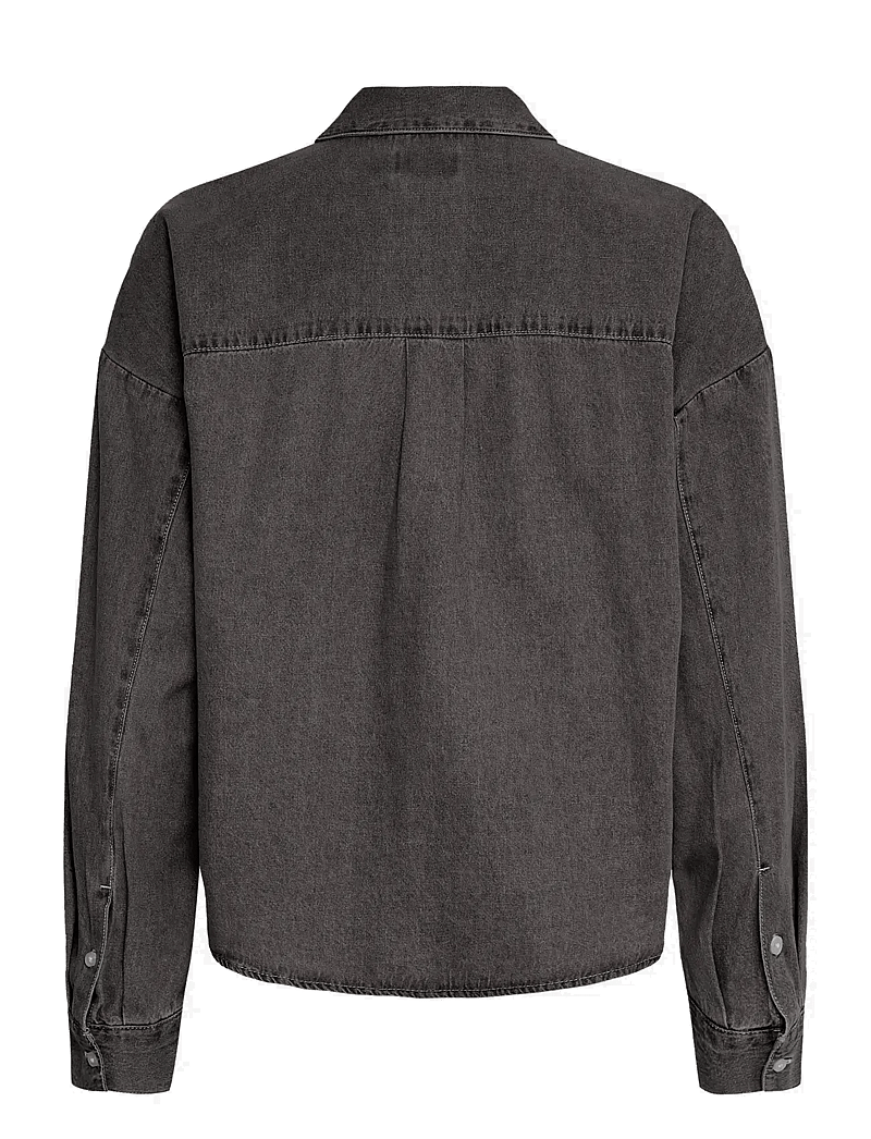 ICHI - IHARCHER SH - denim shirts - washed black - 2