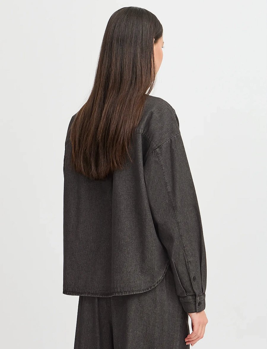 ICHI - IHARCHER SH - jeanshemden - washed black - 3