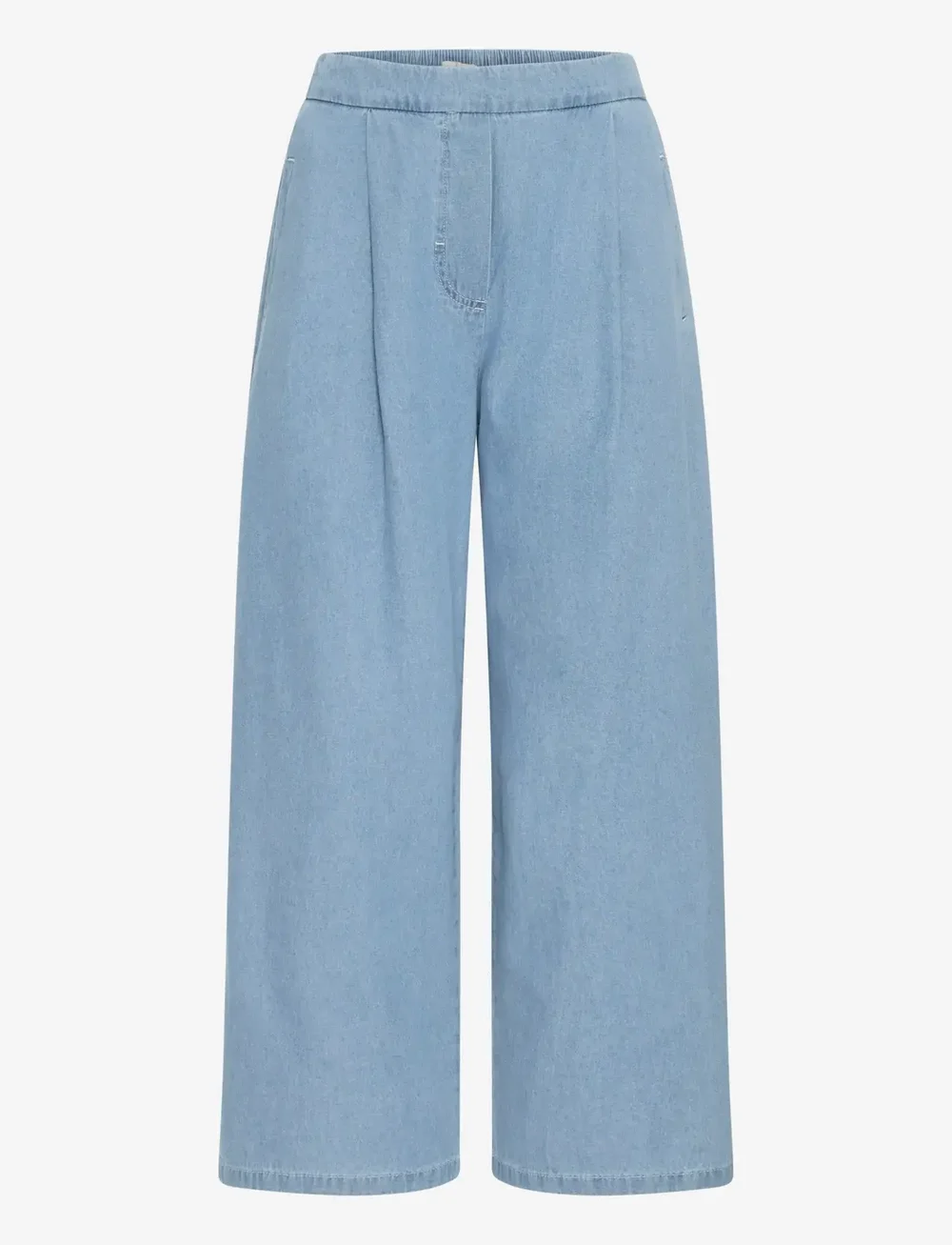 ICHI - IHARCHER PA - wide leg jeans - light blue washed - 0