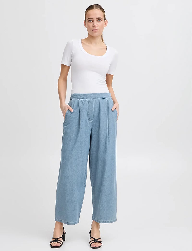 ICHI - IHARCHER PA - vida jeans - light blue washed - 0