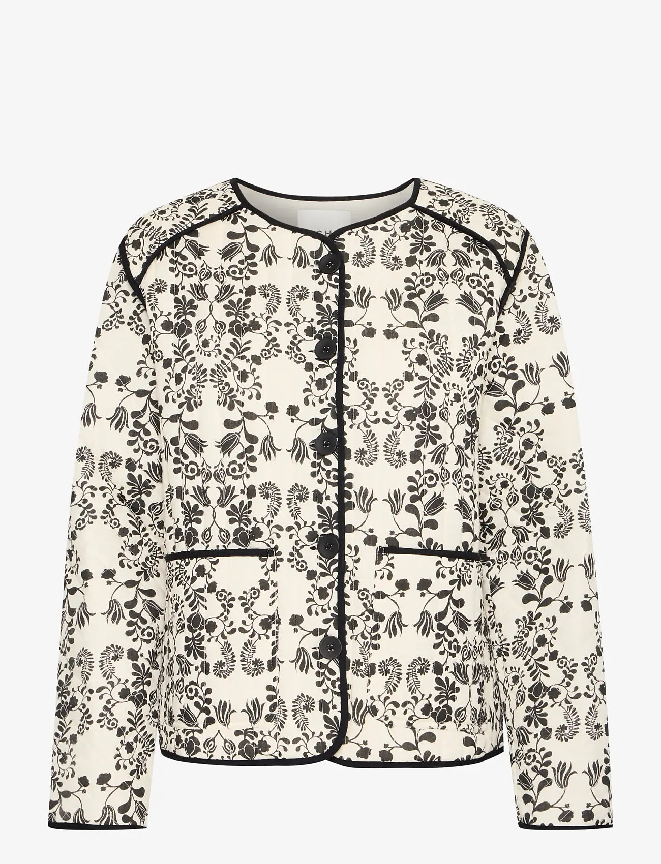 ICHI - IHGIZARO JA - spring jackets - almond milk flower aop - 0